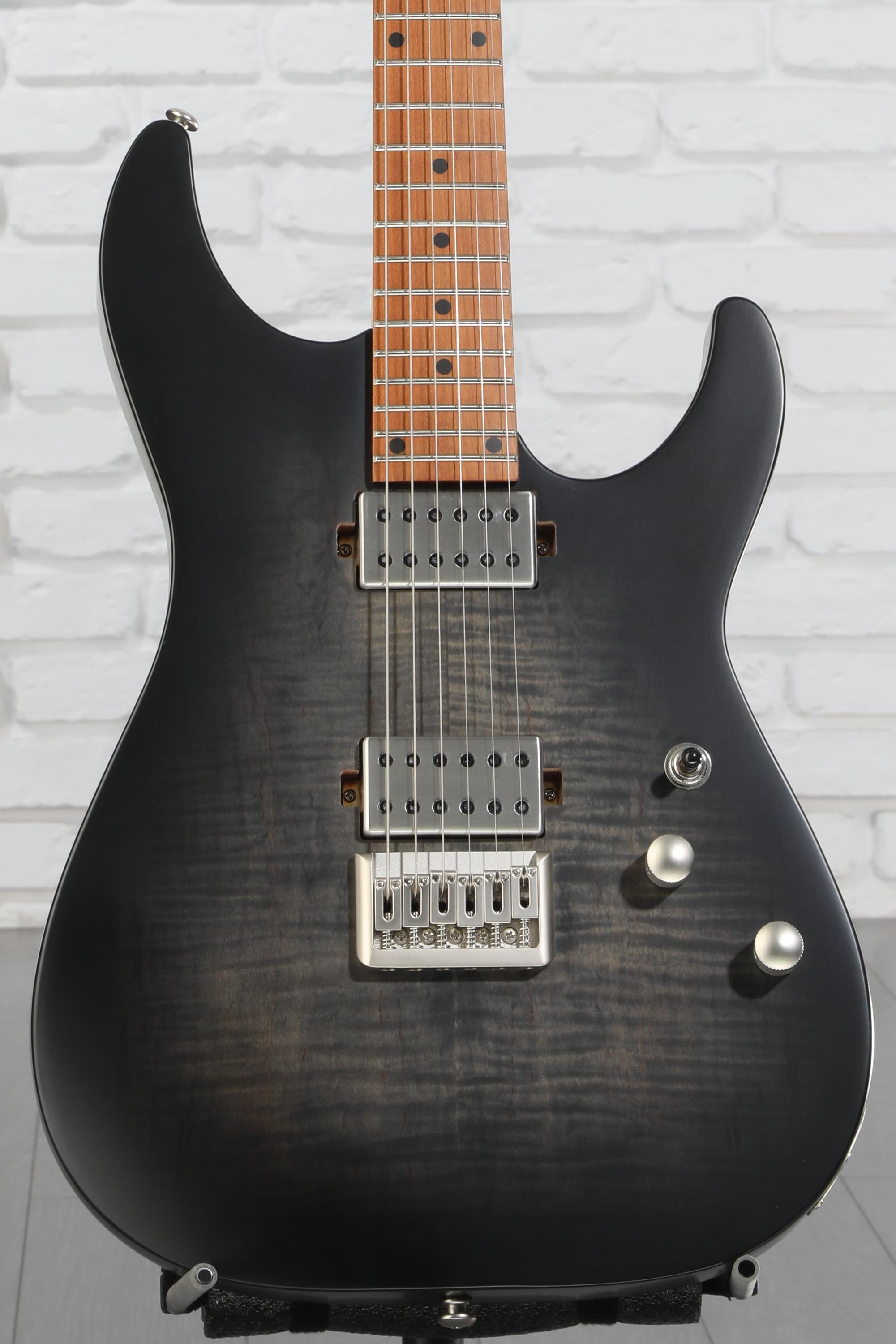 Schecter C-1 Standard Plus Electric Guitar - Black Burst | Sweetwater