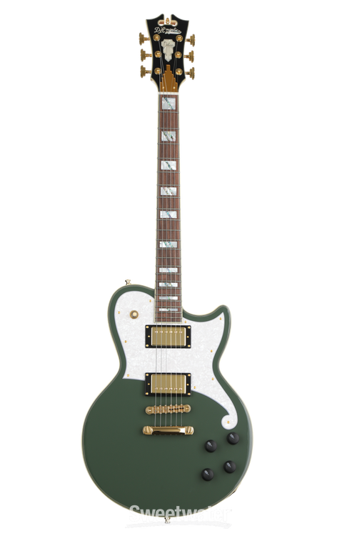 D'Angelico Deluxe Atlantic Electric Guitar - Hunter Green