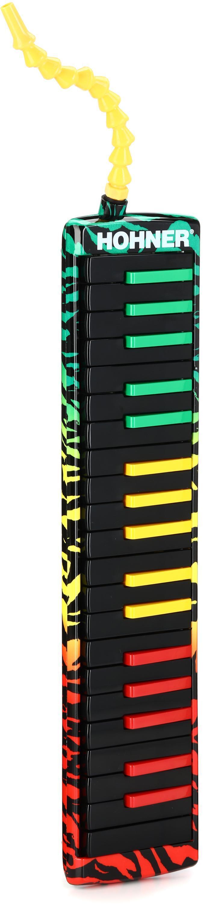 Hohner Airboard 37 Key Melodica Rasta Print Sweetwater