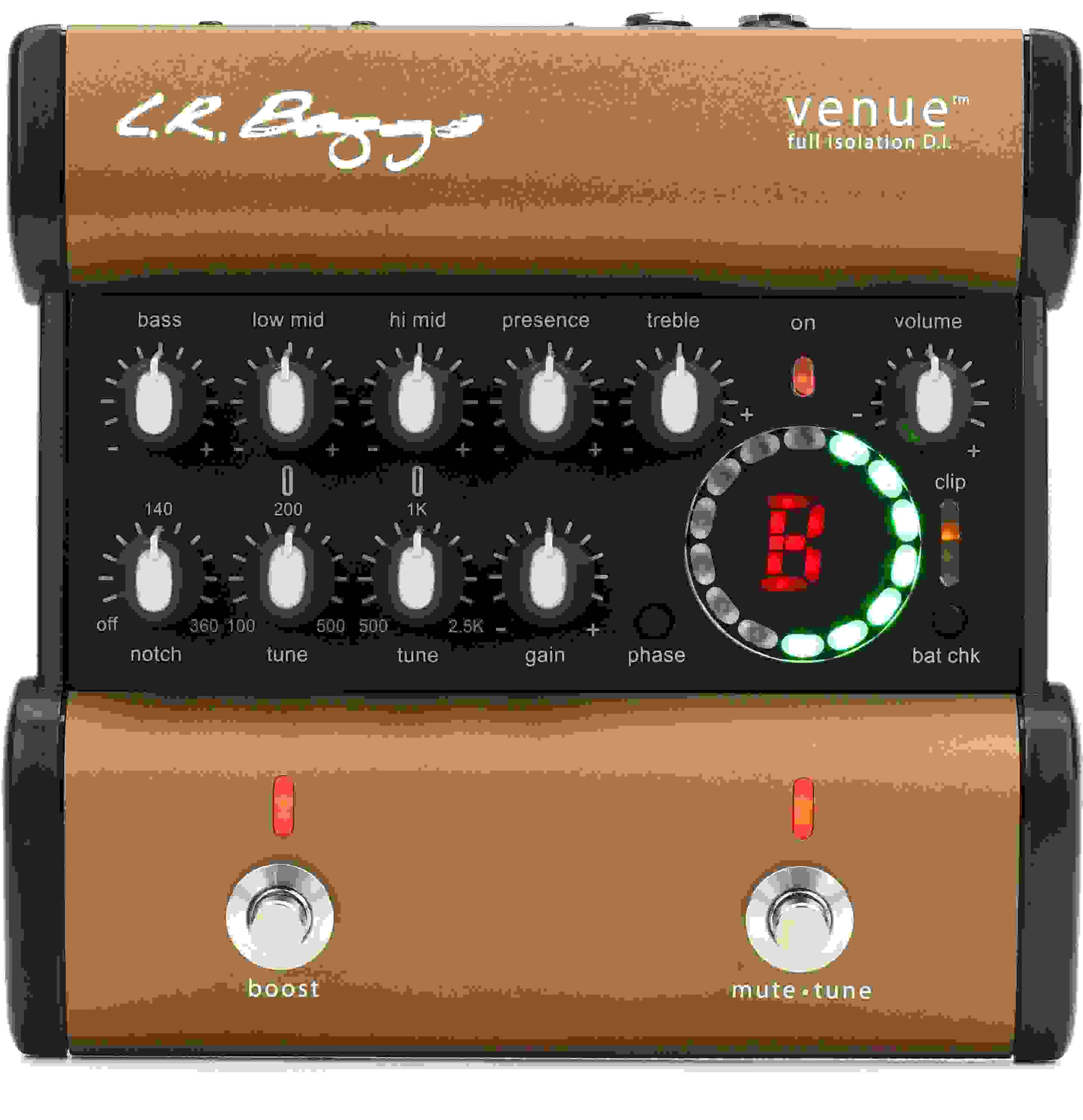 LR Baggs Venue DI Acoustic Guitar Preamp/DI/EQ/Tuner Pedal