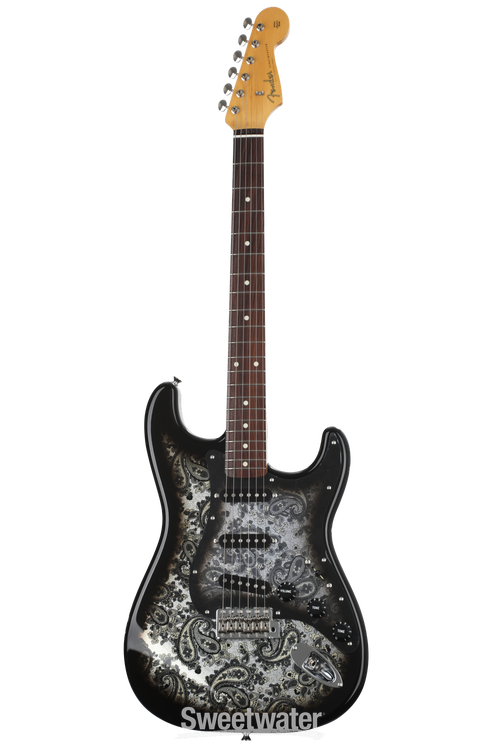 Paisley Black/Cream - SSS Fender Elite Strat Stratocaster