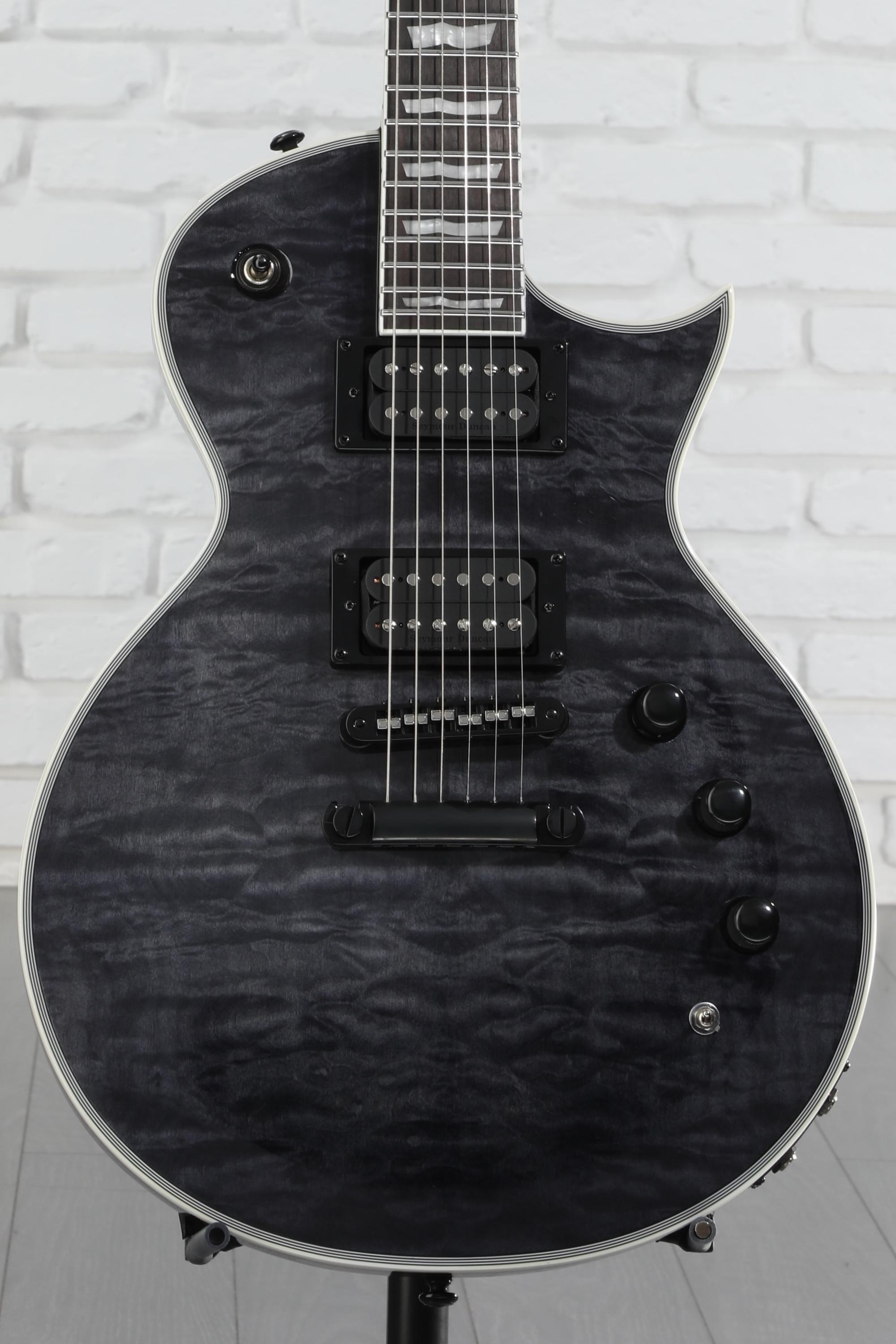 ESP LTD EC-1000 Piezo Electric Guitar - See Thru Black