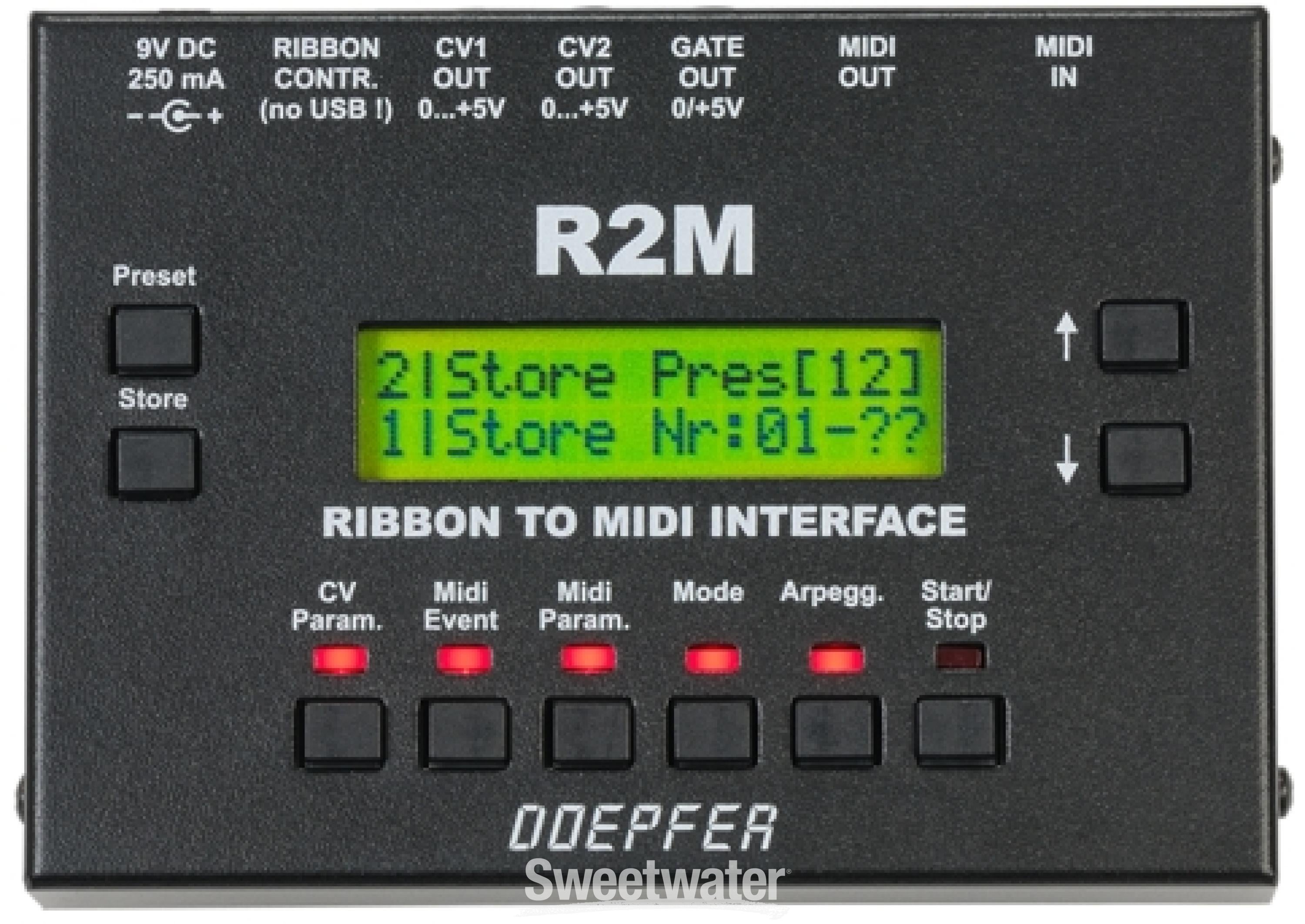DTM・DAW Doepfer R2M touch Ribbon controller Doepfer R2M Ribbon Controller | Sweetwater