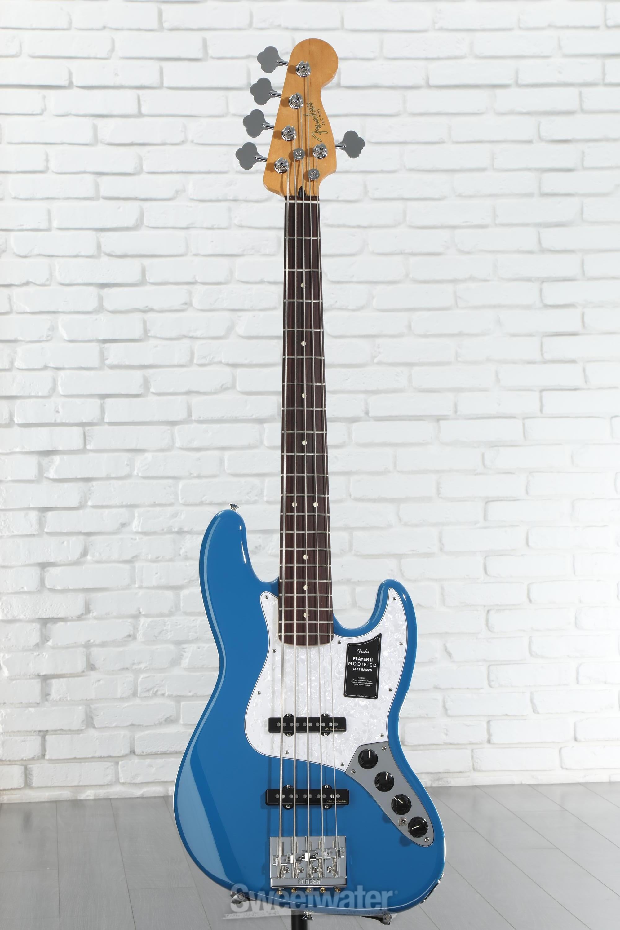 Fender Player II Modified Active Jazz Bass V - Electric Blue