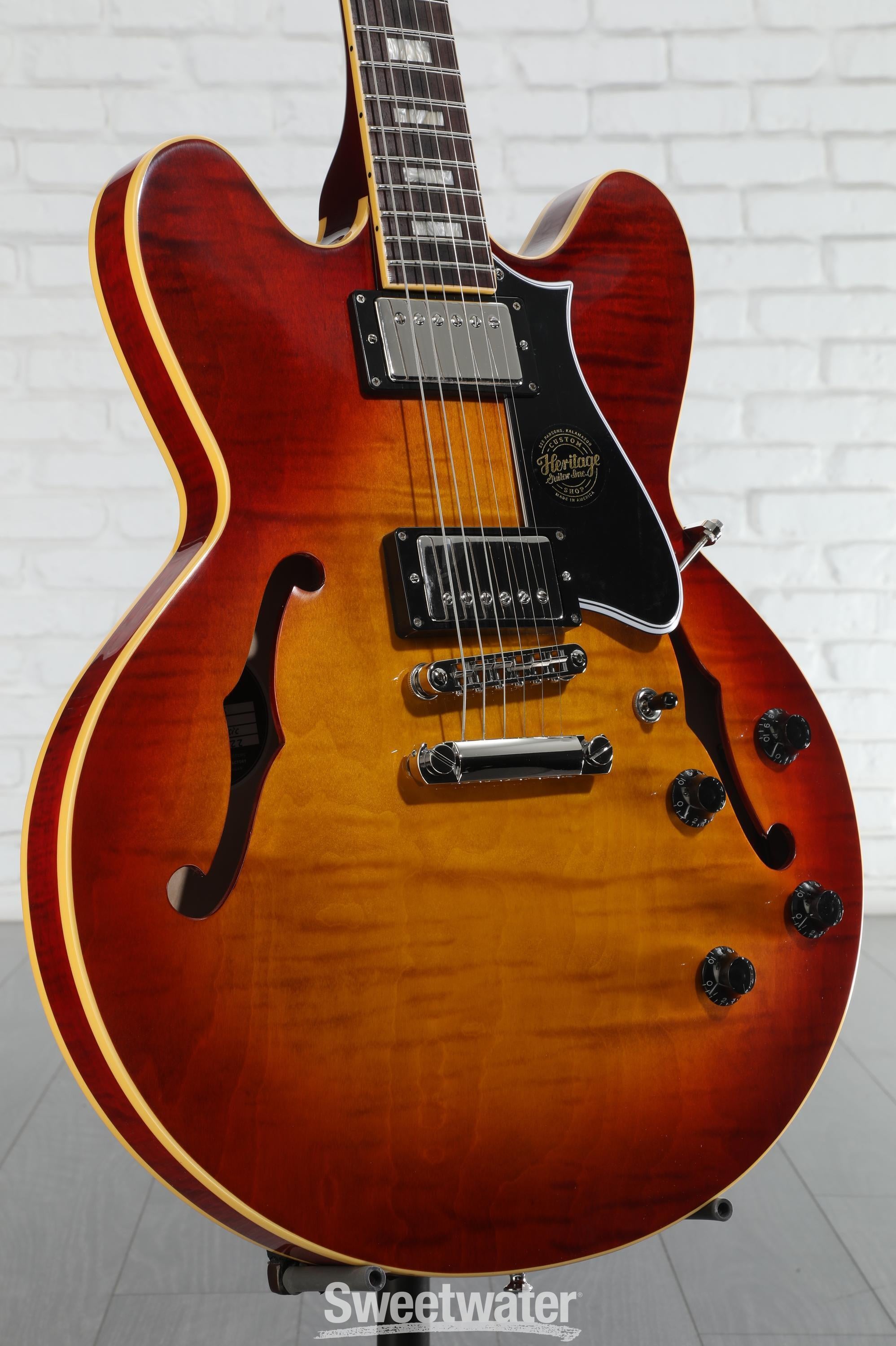 Heritage Custom Core H-535 Semi-hollowbody Electric Guitar - Dark