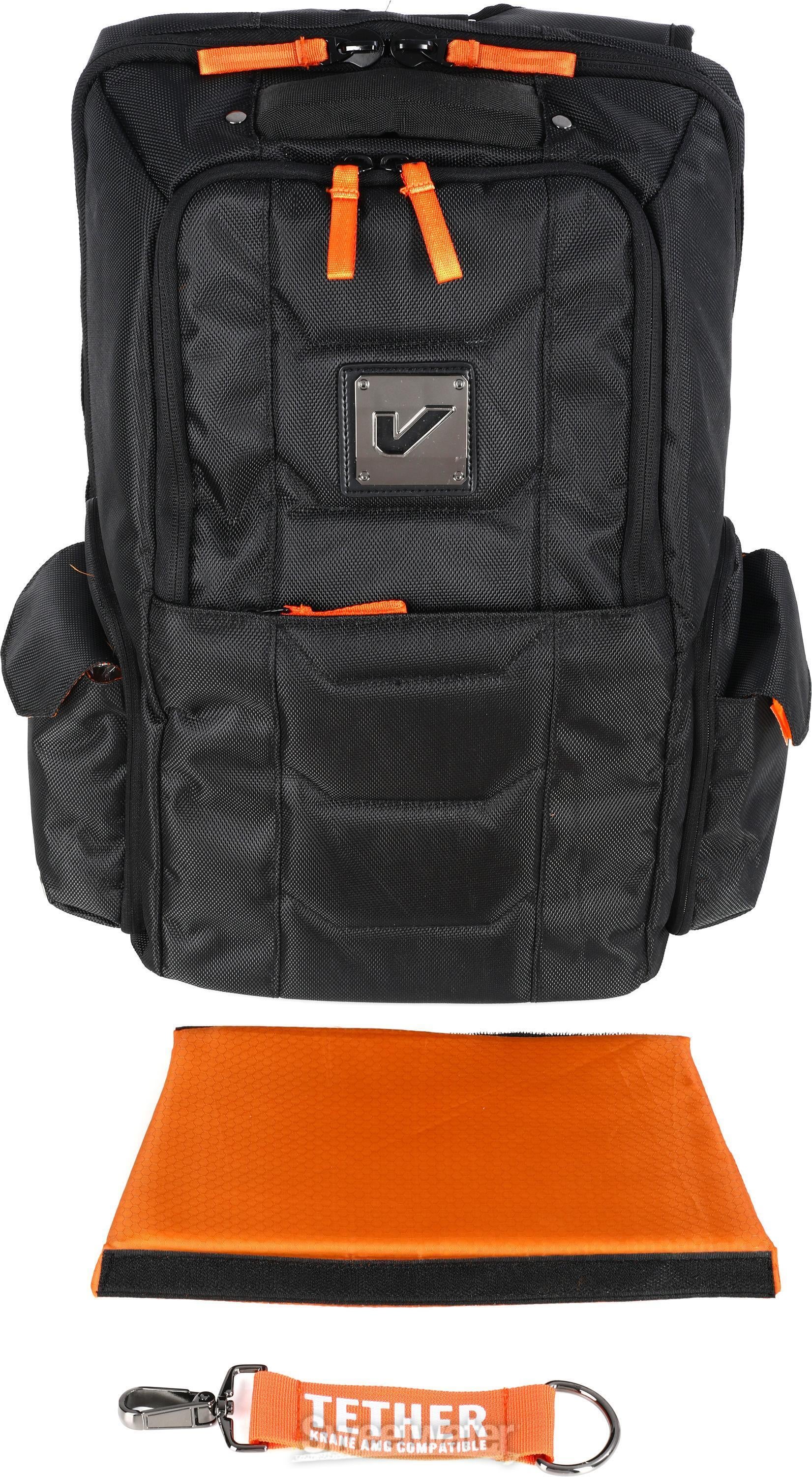 Gruv Gear Club Bag Tech Backpack - Classic Black/Orange | Sweetwater