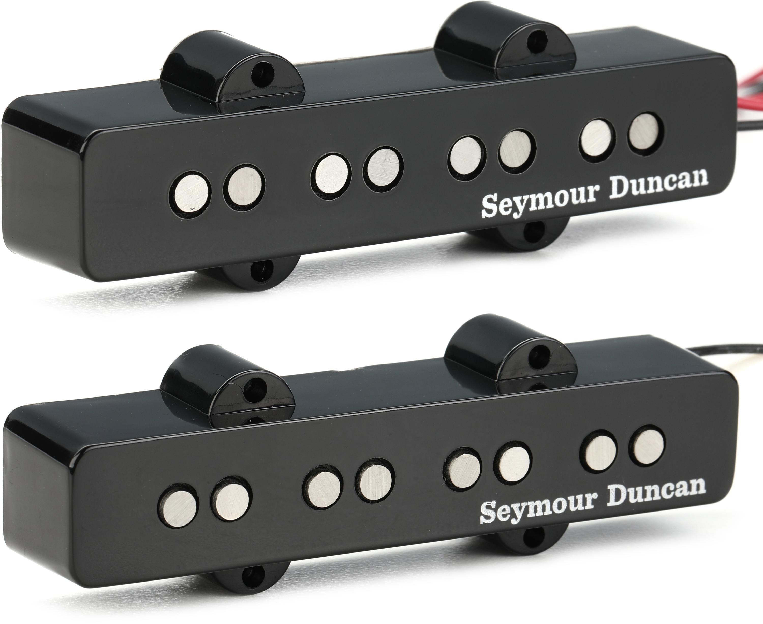 Seymour Duncan SJB2 Hot Jazz Bass Pickup Set Black Sweetwater