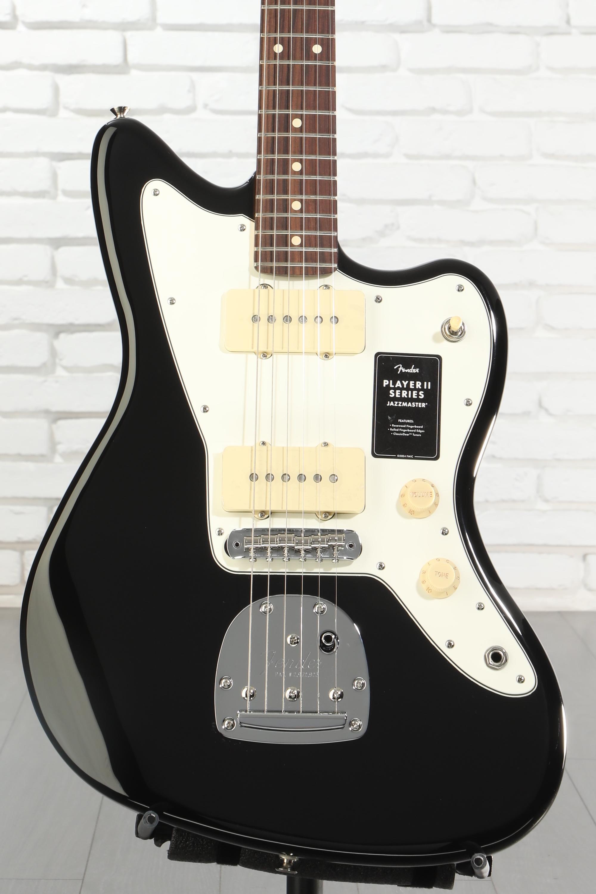 Fender Player II Jazzmaster Electric Guitar - Black | Sweetwater