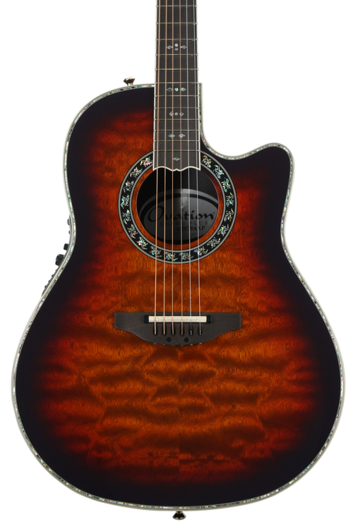 Ovation ExoticWoods Legend Plus - Sapele Purple Burst | Sweetwater