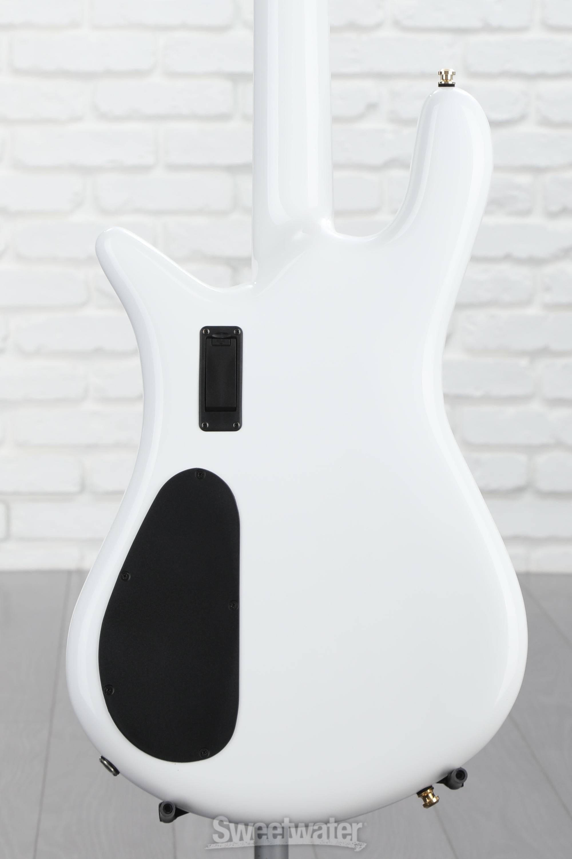 Spector 50th Anniversary Euro 4 Ian Hill Signature Bass Guitar - Solid White