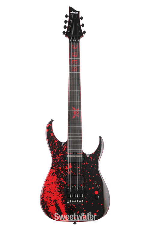 Schecter Sullivan King Banshee 7 FRS Electric Guitar - Obsidian
