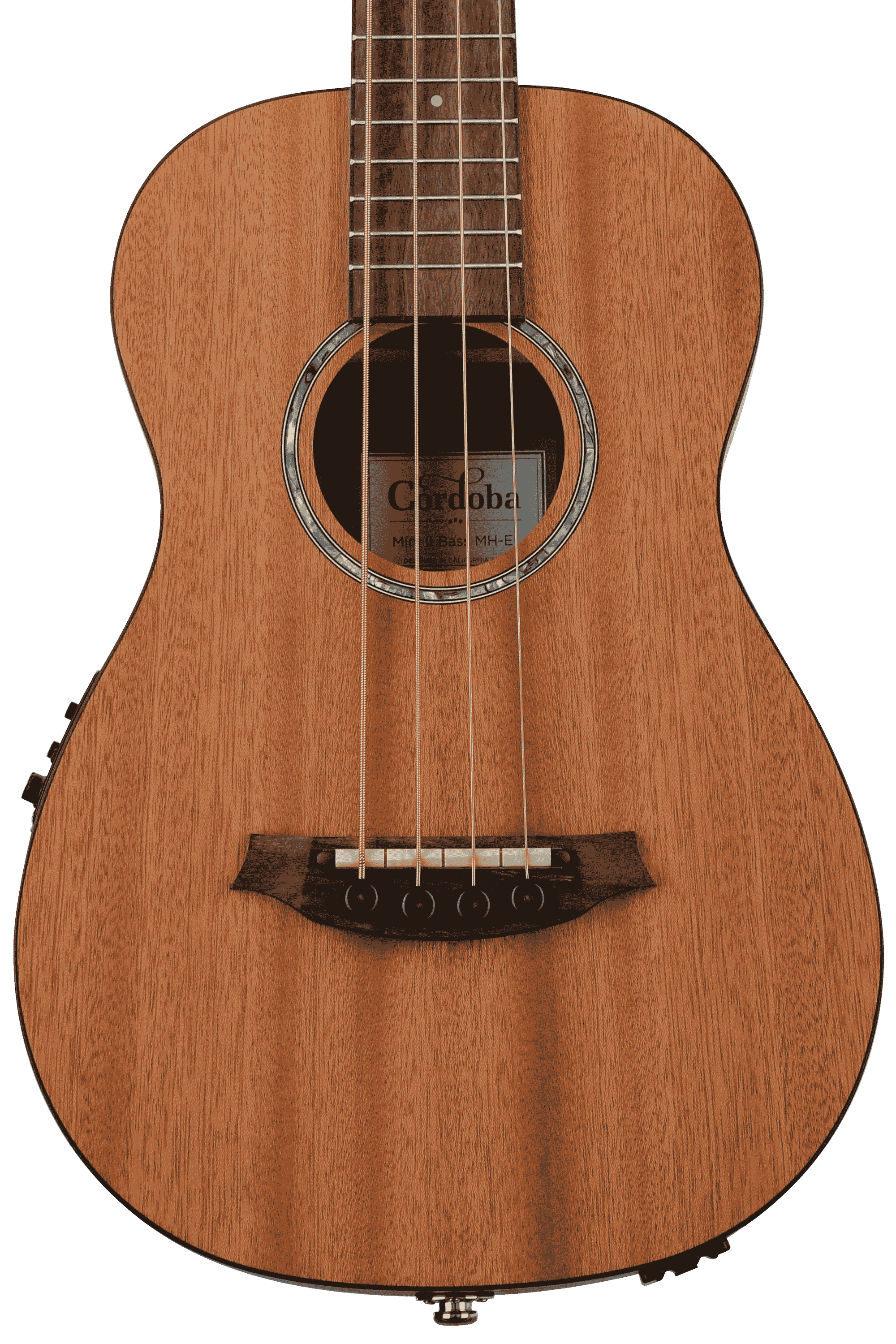 Cordoba Mini II Bass MH-E Acoustic-electric Bass Guitar - Mahogany