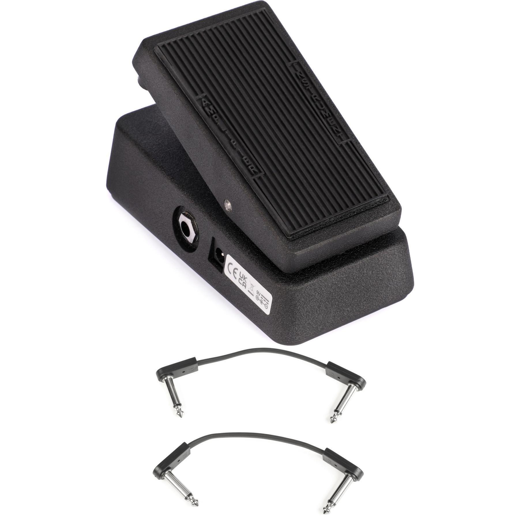 Dunlop Mini 535Q Wah Pedal with EBS Patch Cables | Sweetwater