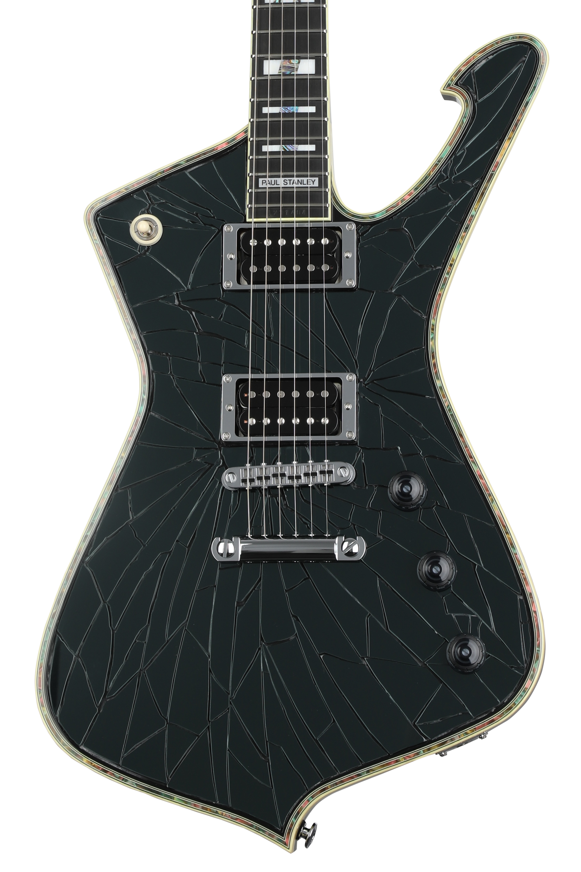 Ibanez Paul Stanley Signature PS3CM Electric Guitar - Cracked