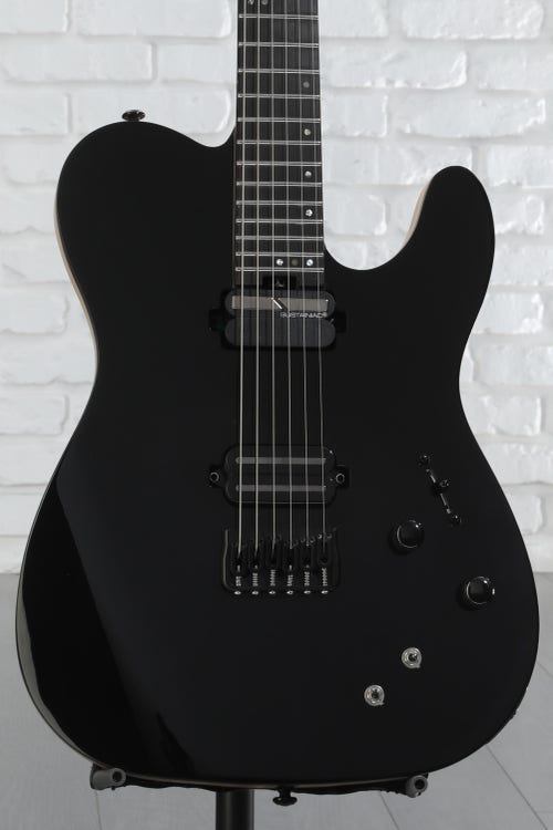 Schecter PT SLS Elite Baritone Electric Guitar - Gloss Black, Sweetwater Exclusive