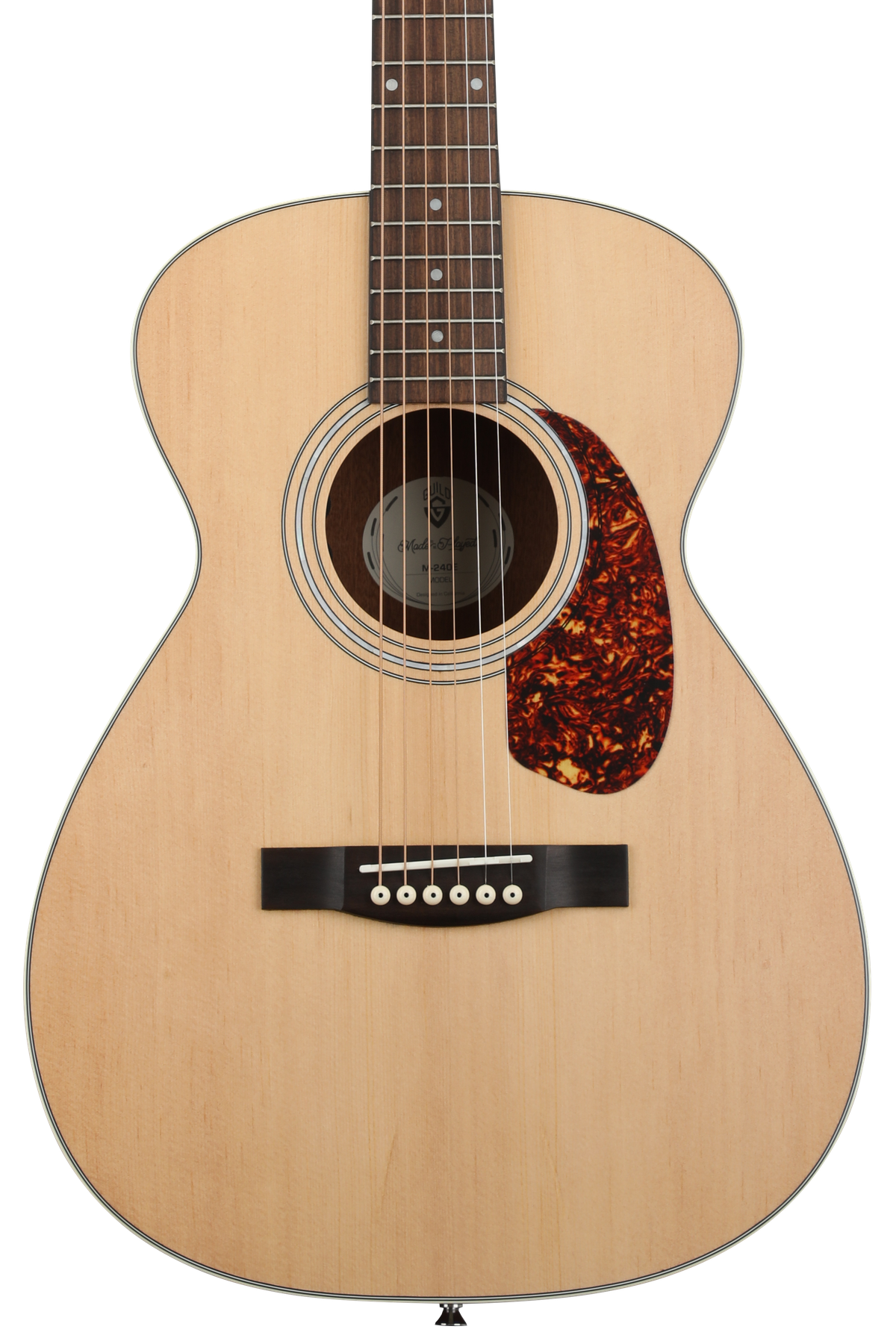 Guild M 240E Westerly Concert Acoustic Electric Guitar Natural