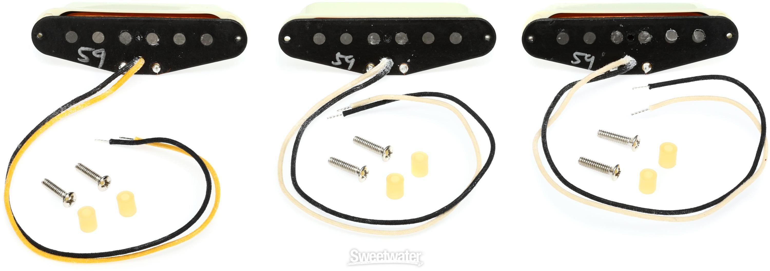 Fender Pure Vintage '59 Stratocaster 3-piece Pickup Set with RWRP
