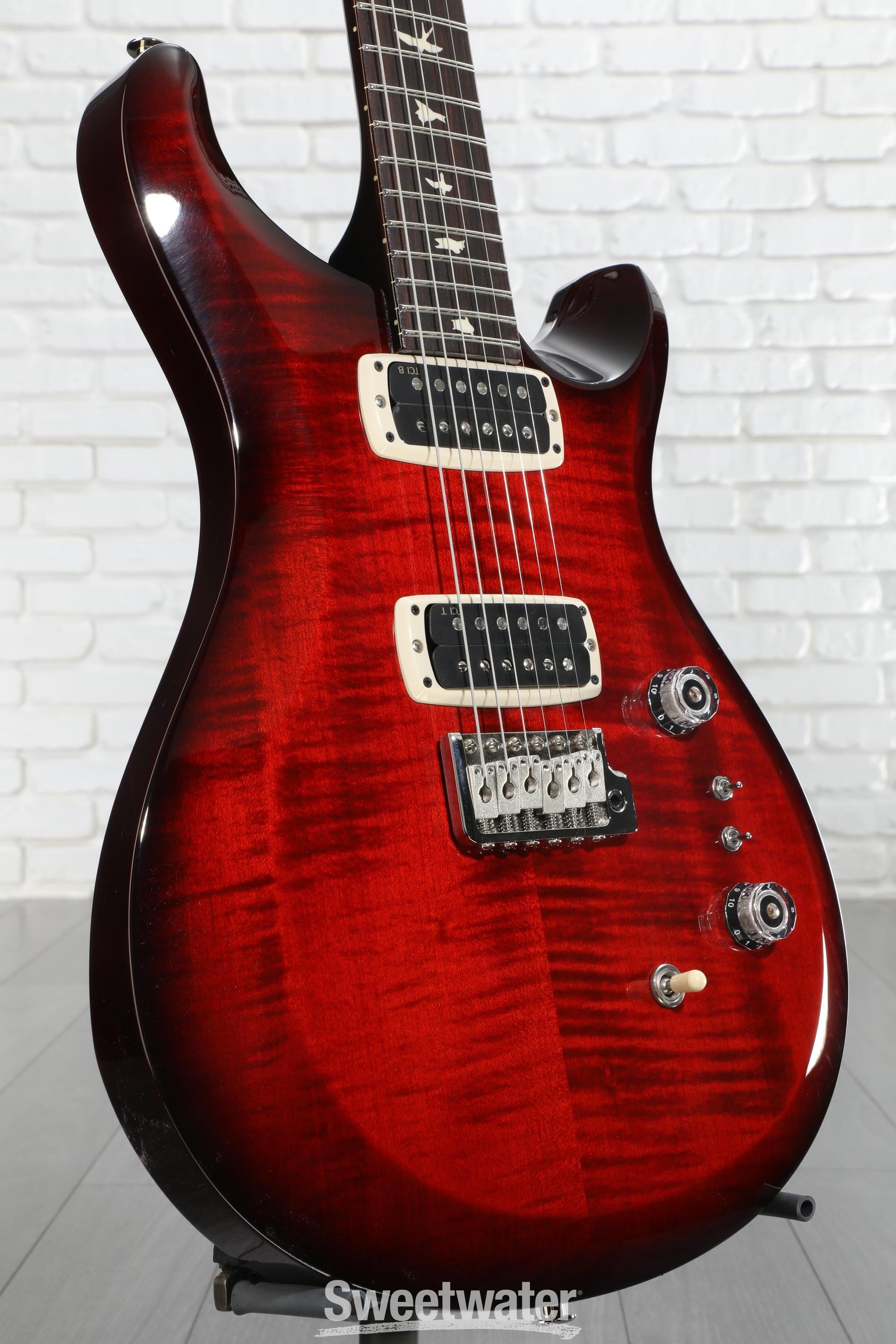 PRS S2 Custom 24-08 Electric Guitar - Fire Red Burst | Sweetwater