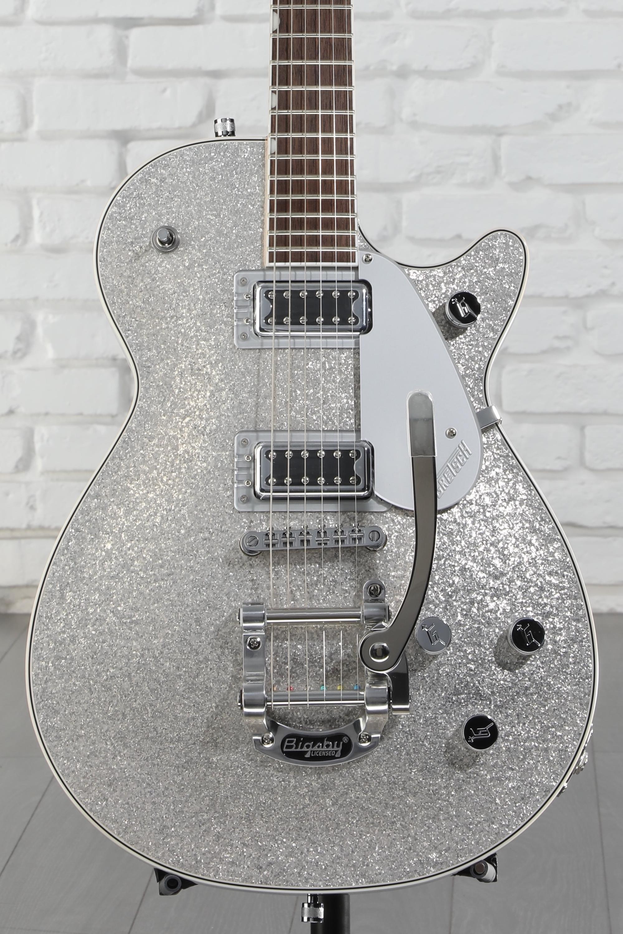 ギター Gretsch G5236T Pro Jet Silver Sparkle 買取実績】GRETSCH G5236T Pro Jet w/Bigsby (Silver Sparkle