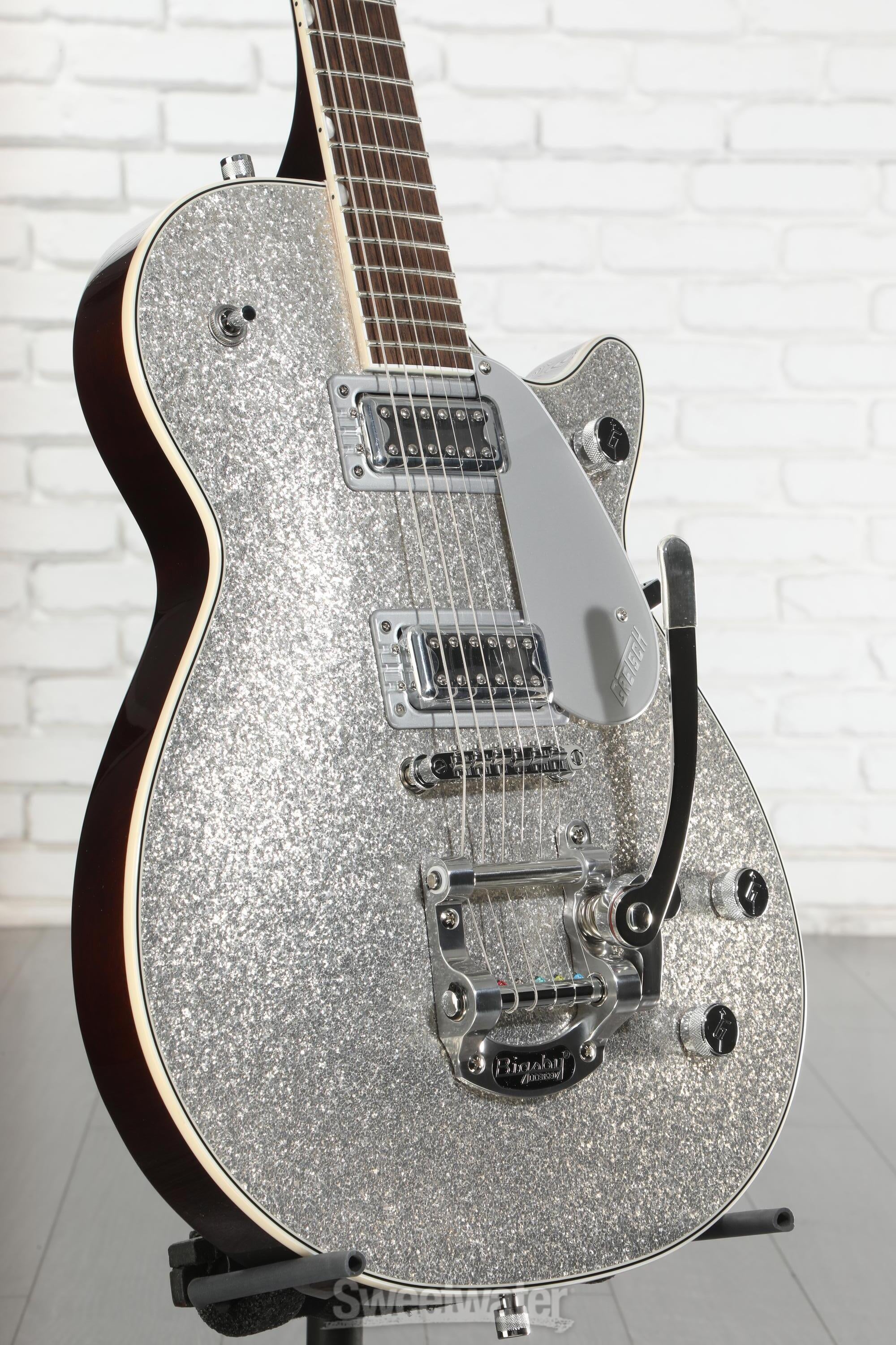 Gretsch Electromatic Jet Electric Guitar - Silver Sparkle | Sweetwater
