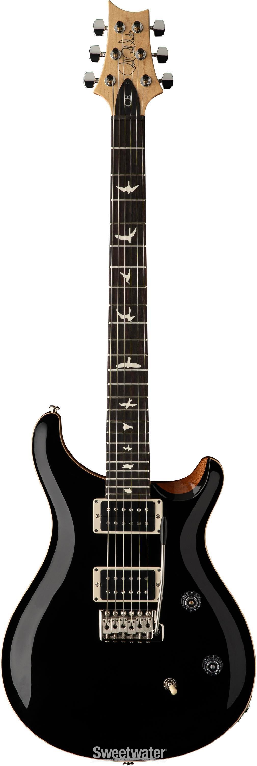 PRS CE 24 Electric Guitar - Black Top | Sweetwater