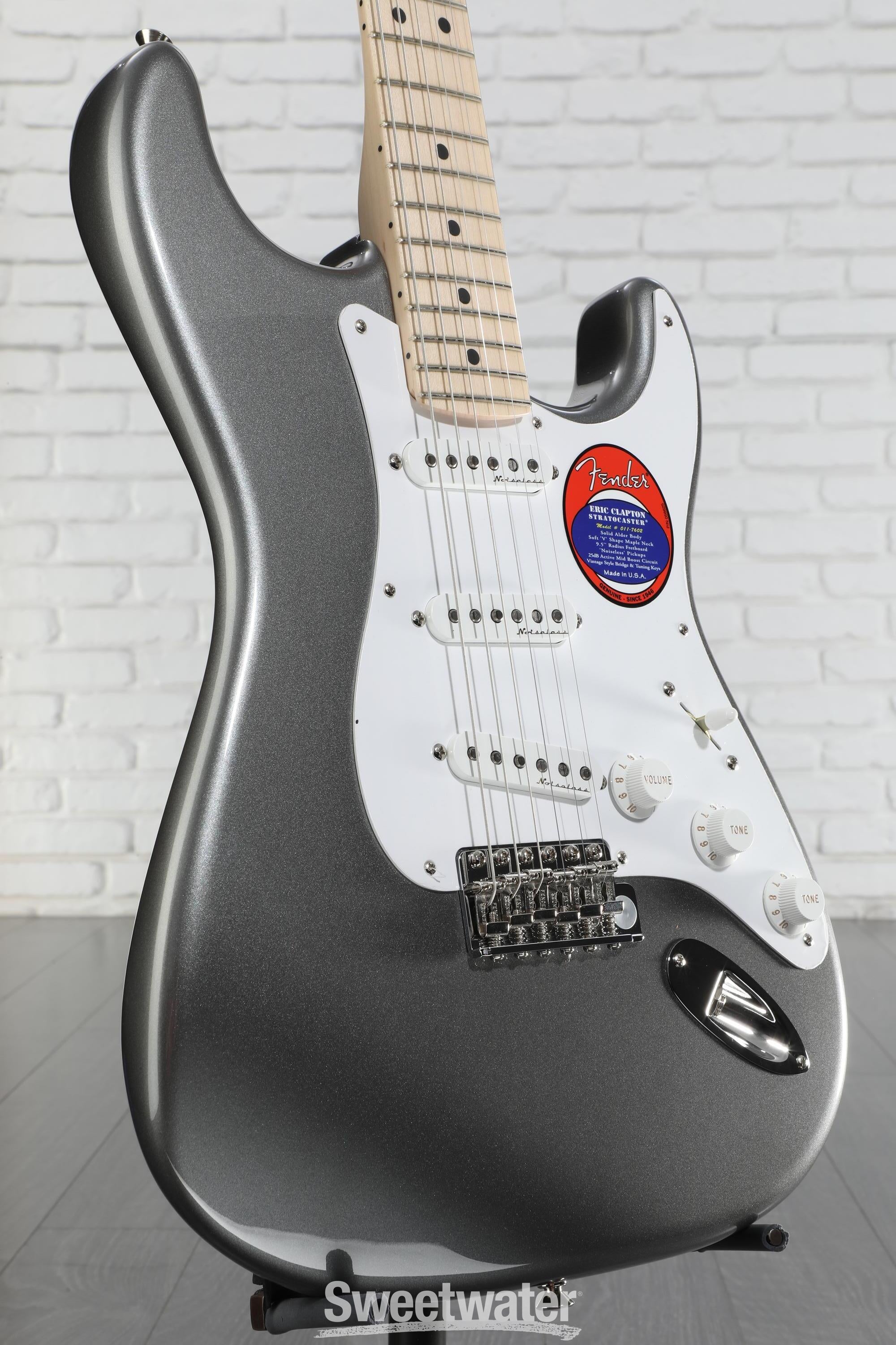 ギター Fender Eric Clapton Stratocaster Pewter Fender Eric Clapton Stratocaster - Pewter with Maple