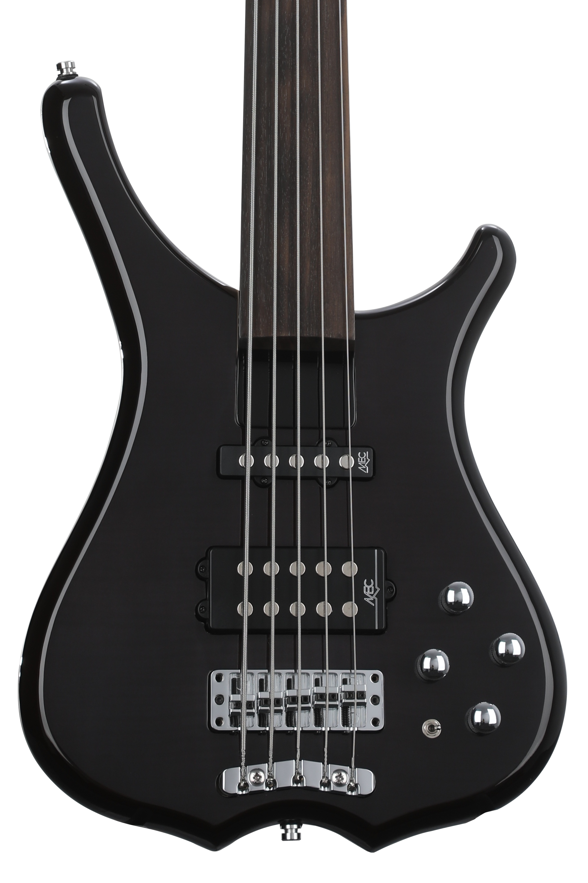 Warwick Rock bass 5弦LED加工 Warwick RockBass Infinity 5-string Fretless Bass Guitar Dent