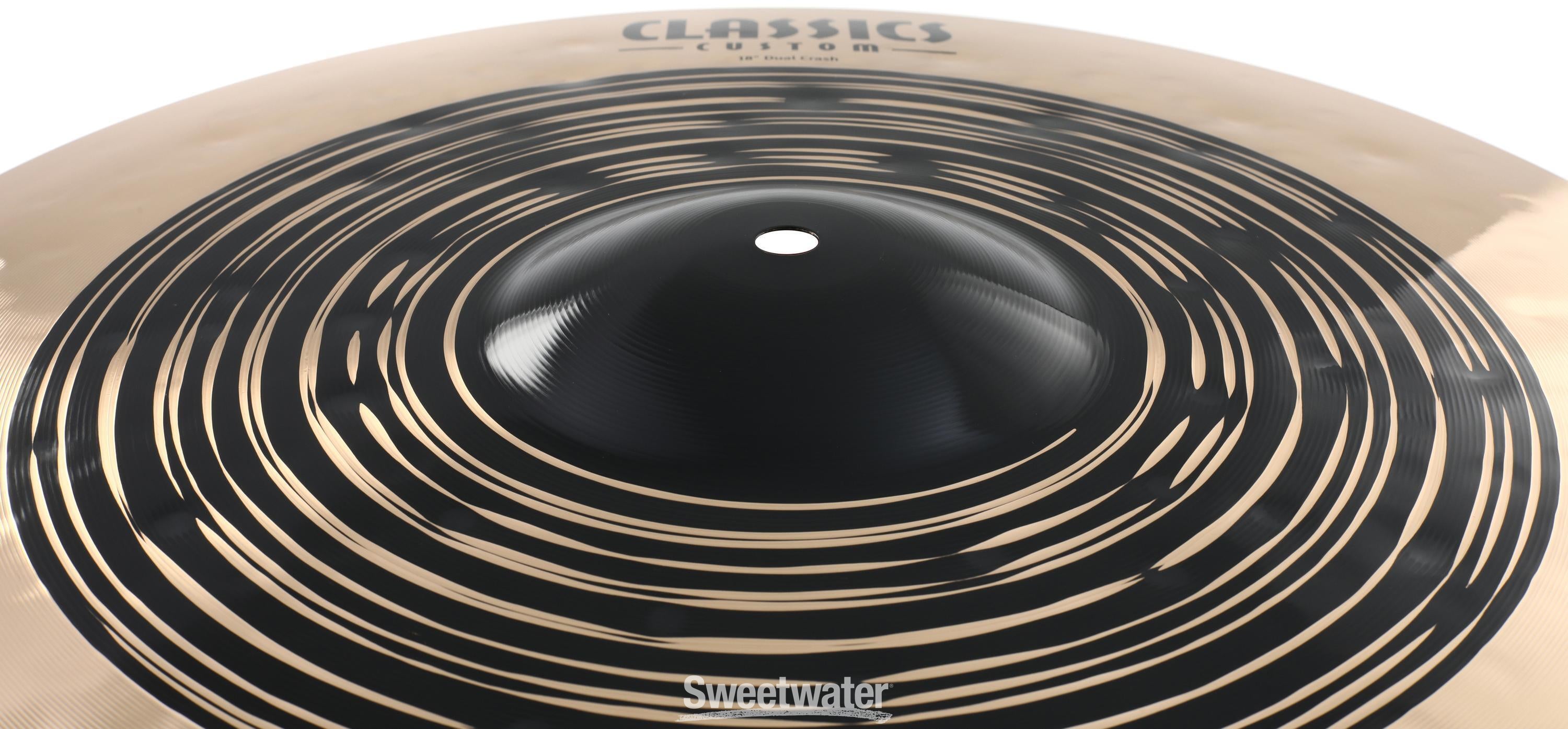 Meinl Cymbals 18-inch Classics Custom Dual Crash | Sweetwater