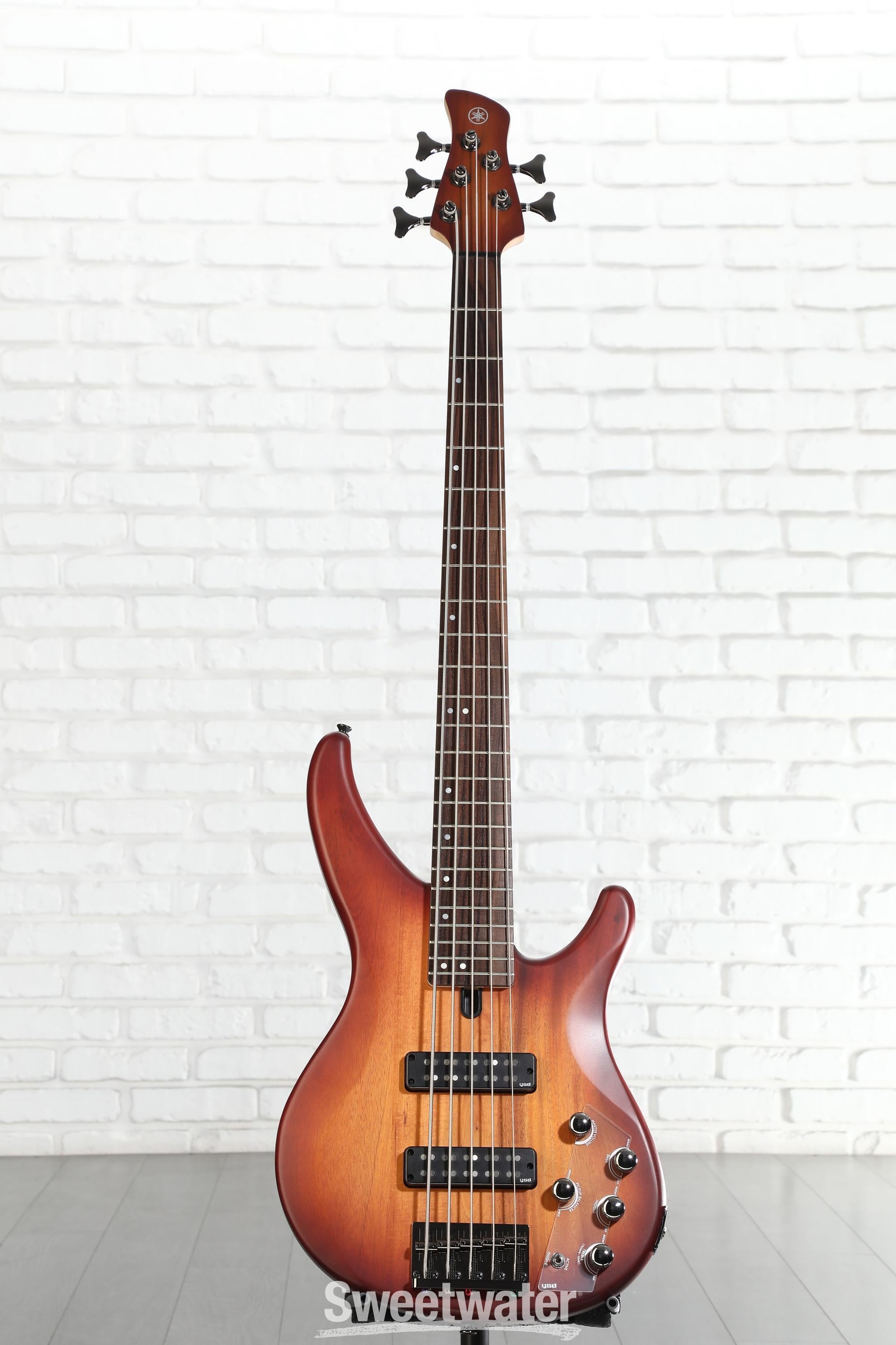 Yamaha TRBX505 5-string Bass Guitar - Brick Burst | Sweetwater