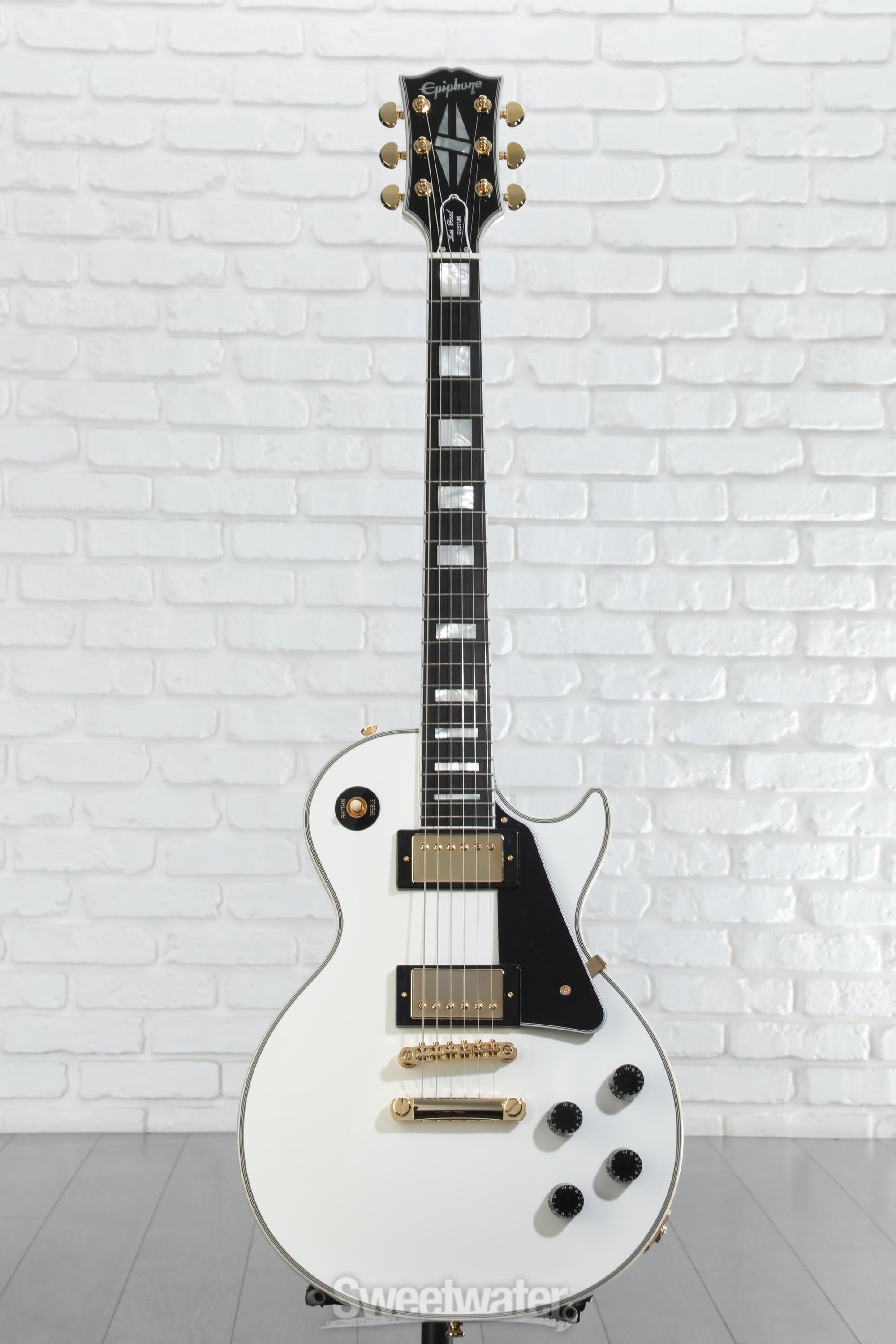 Epiphone Les Paul Custom Electric Guitar - Alpine White