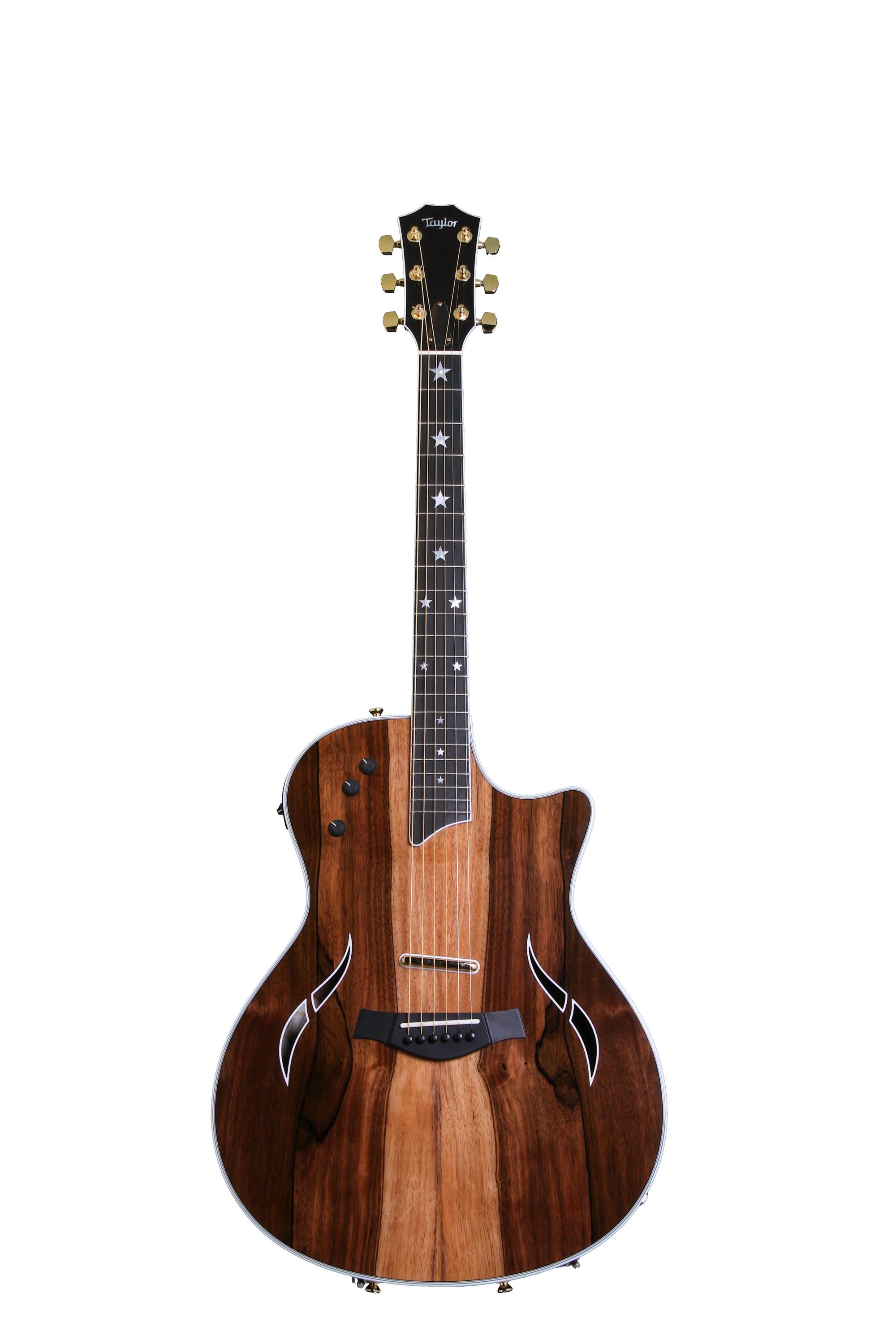Taylor T5 Custom Macasser - Striped Ebony w/Star Inlays | Sweetwater
