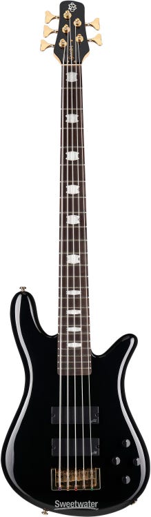 Spector Icon NS-5 5-string Electric Bass Guitar - Black Gloss