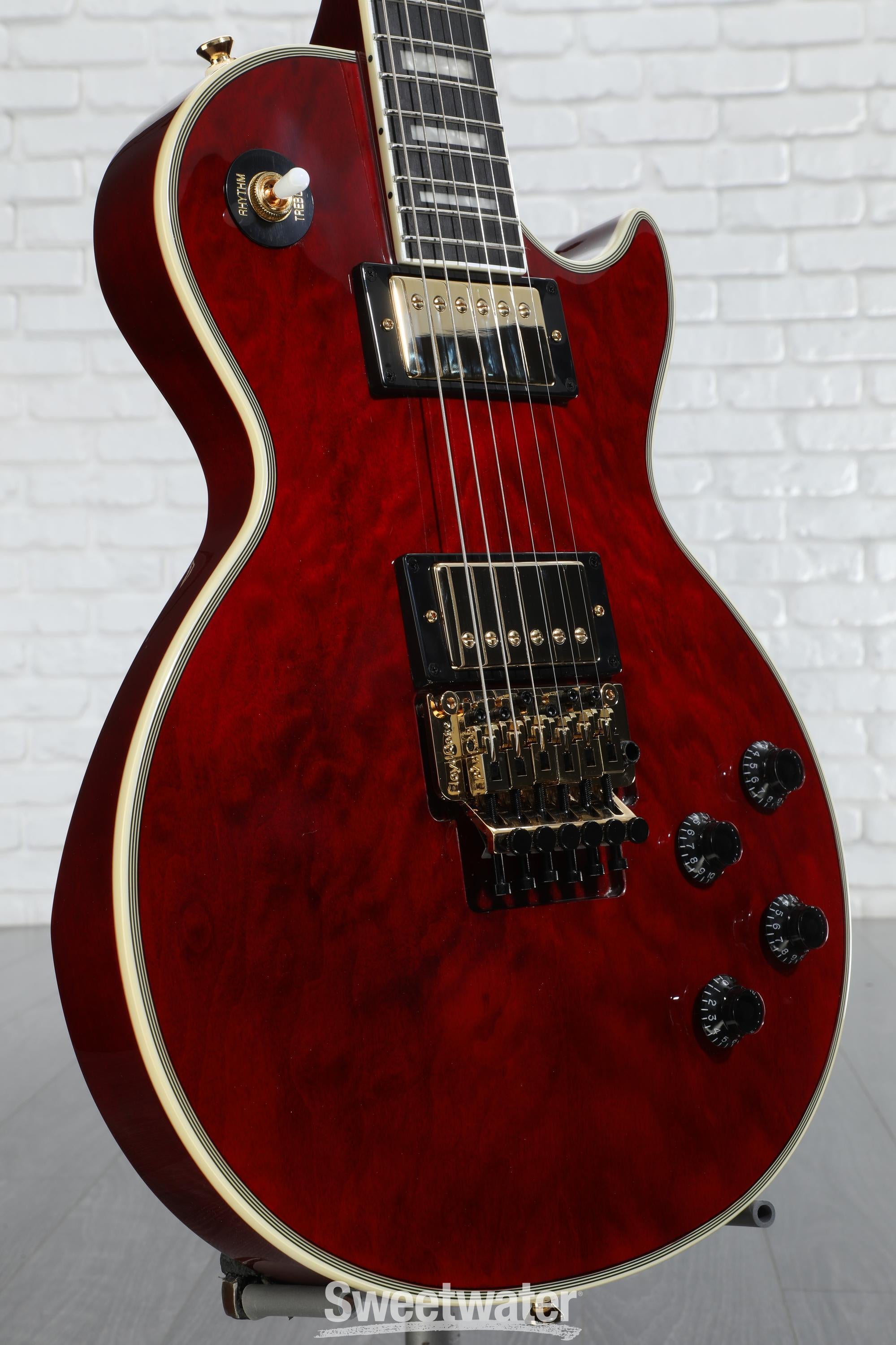 エピフォン レスポールカスタム Alex Lifeson Axcess Epiphone Alex Lifeson Les Paul Custom Axcess - Darth Phineas