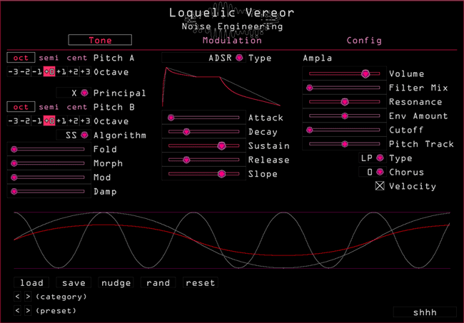Photo of Noise Engineering Loquelic Vereor Complex Oscillator Plug-in