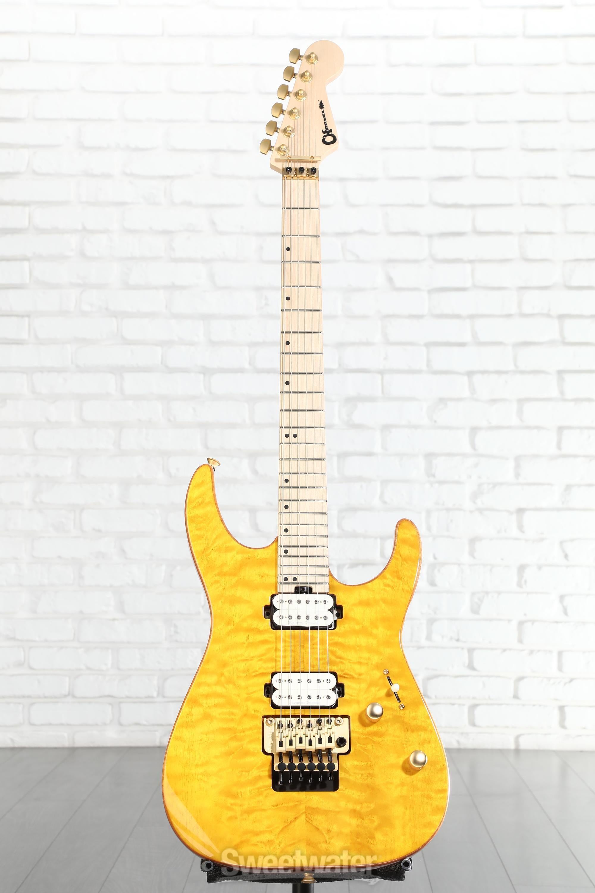 Charvel Pro-Mod DK24 HH FR - Dark Amber | Sweetwater