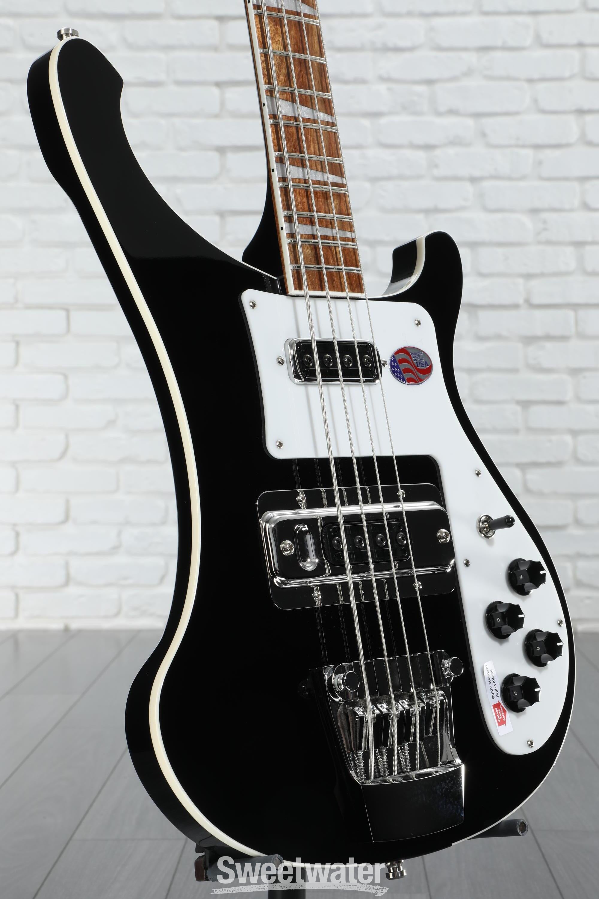 Rickenbacker ベース 4弦 ブラック/ホワイト Rickenbacker 4003S Matte Black【リッケンバッカー ベース