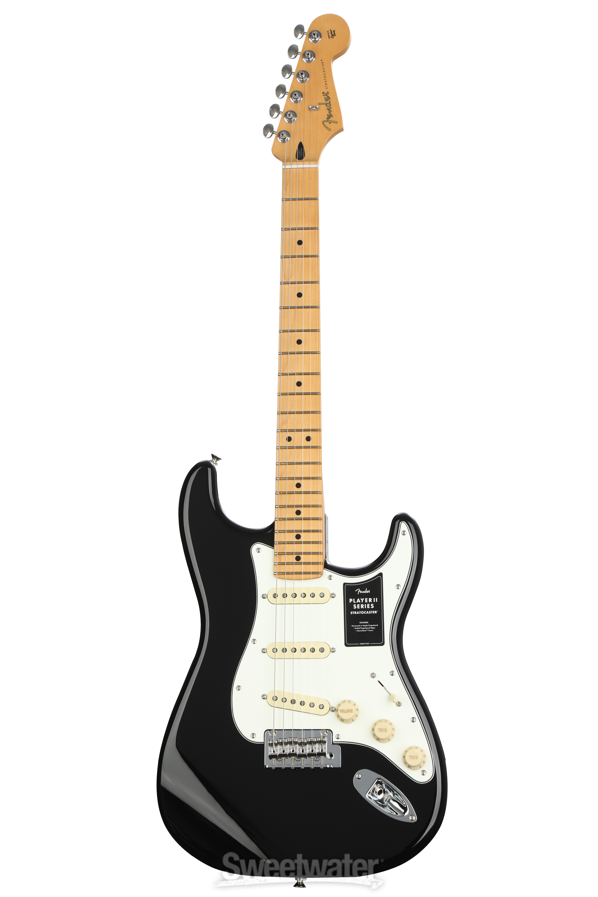 Fender Player II Series Stratocaster 黒 Fender Player II Stratocaster Electric Guitar - Black with