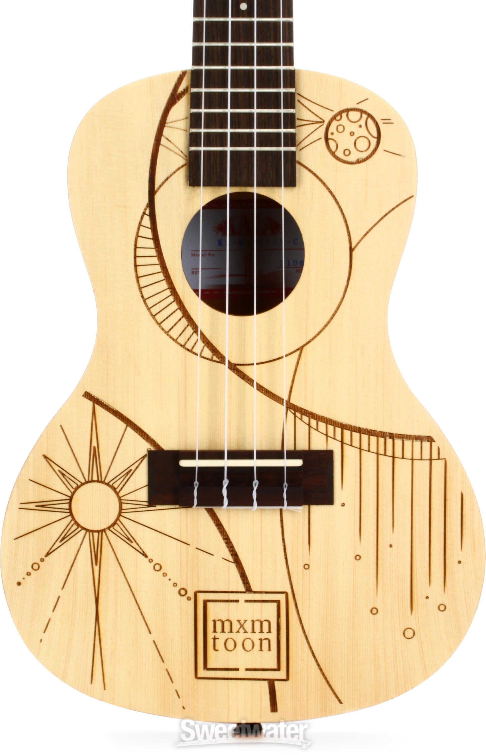 Kala mxmtoon Signature Concert Ukulele - Natural | Sweetwater