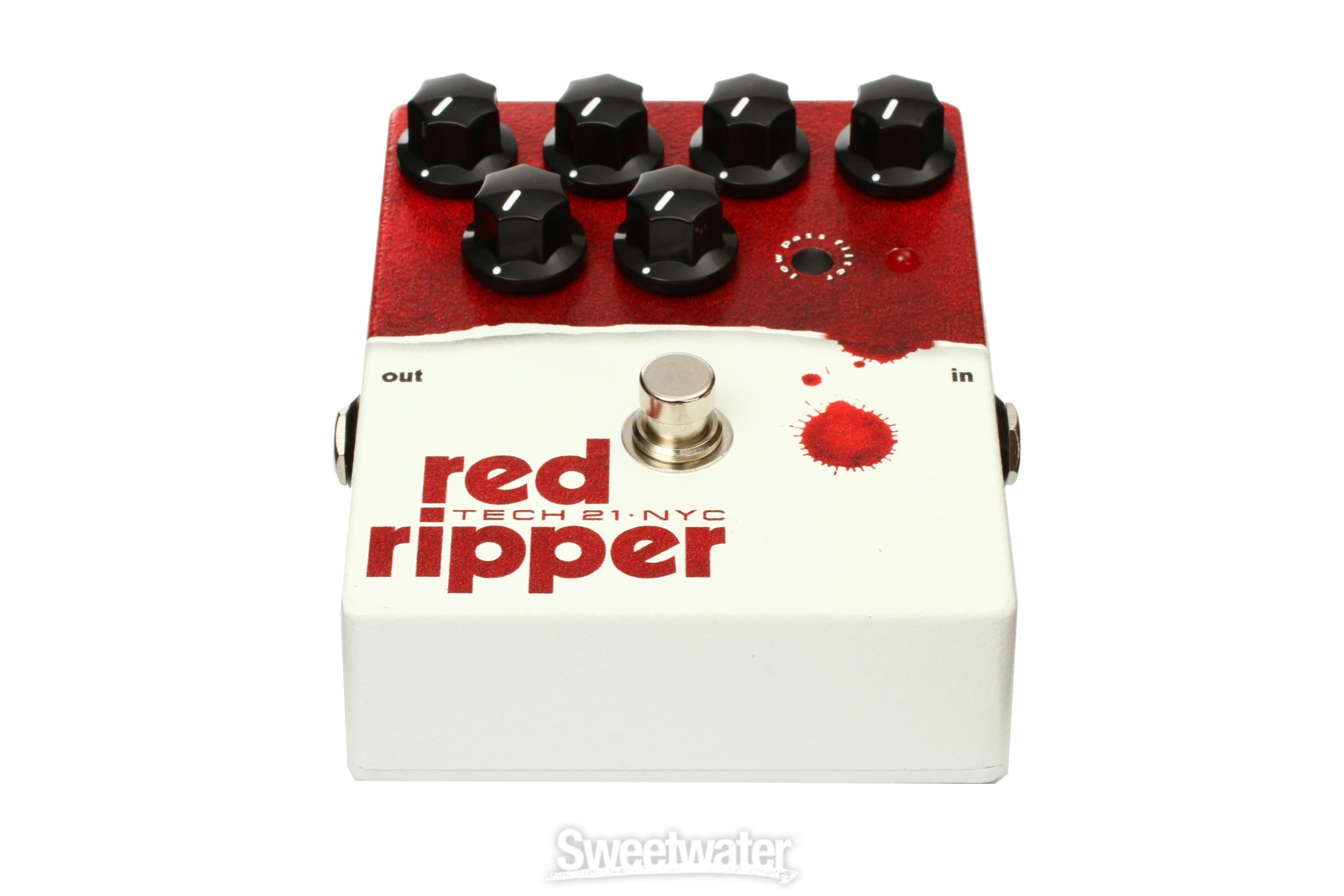 Tech 21 Red Ripper Bass Fuzz Pedal