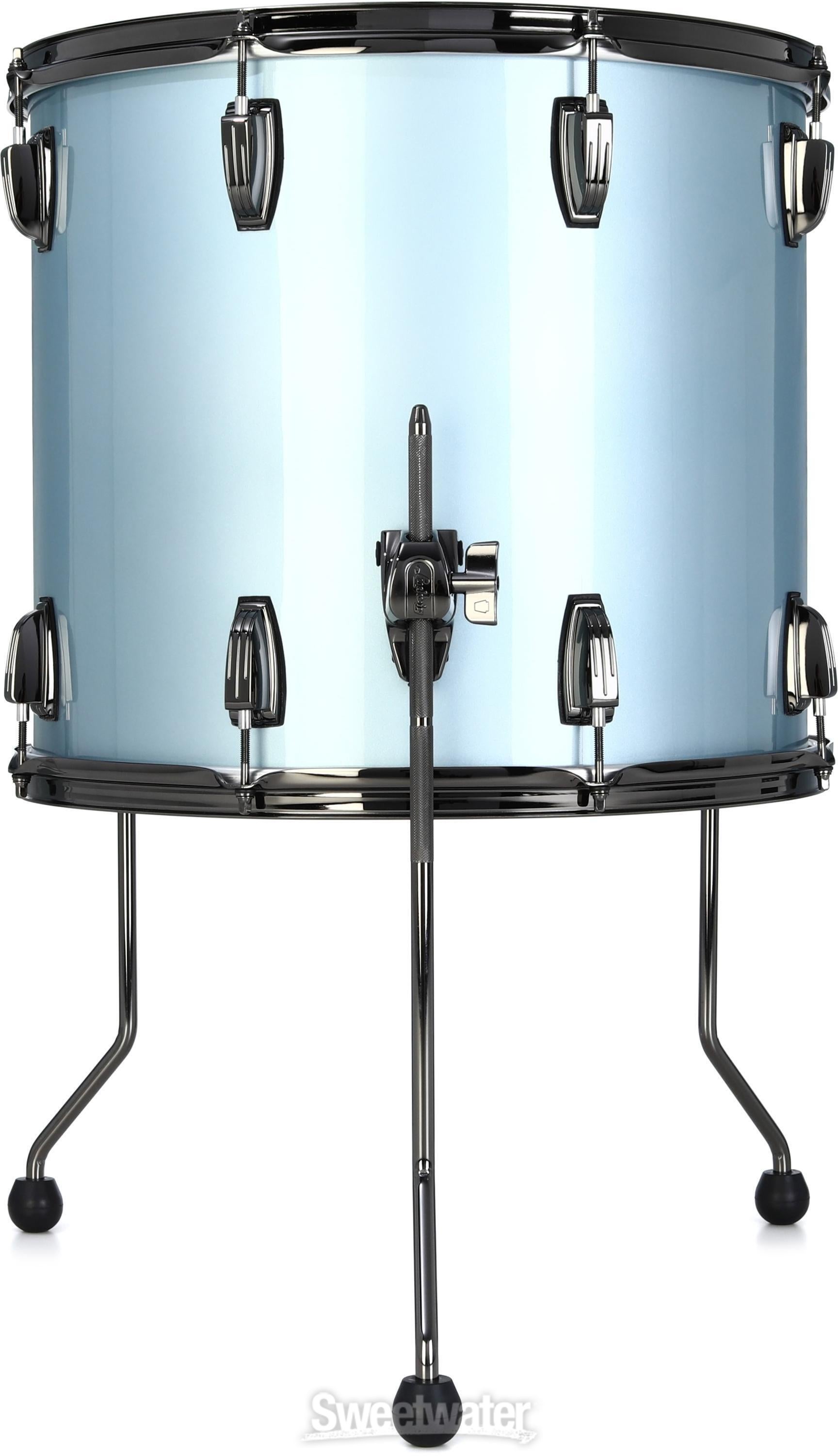 Ludwig Legacy Maple Floor Tom - 16 x 18 inches, Beacon Blue