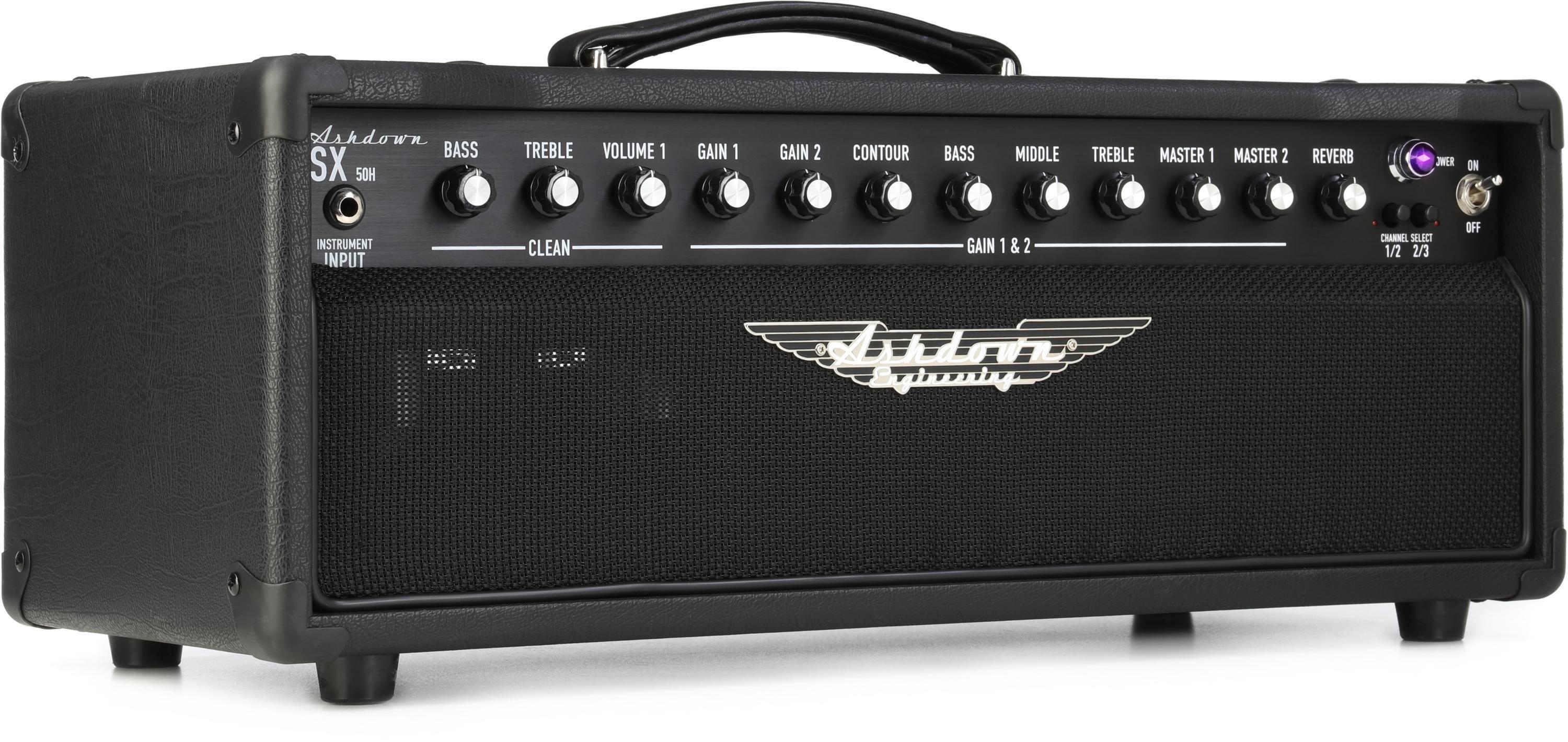 Ashdown SX-50H 50-watt Guitar Tube Amp Head - Black Tolex/Black