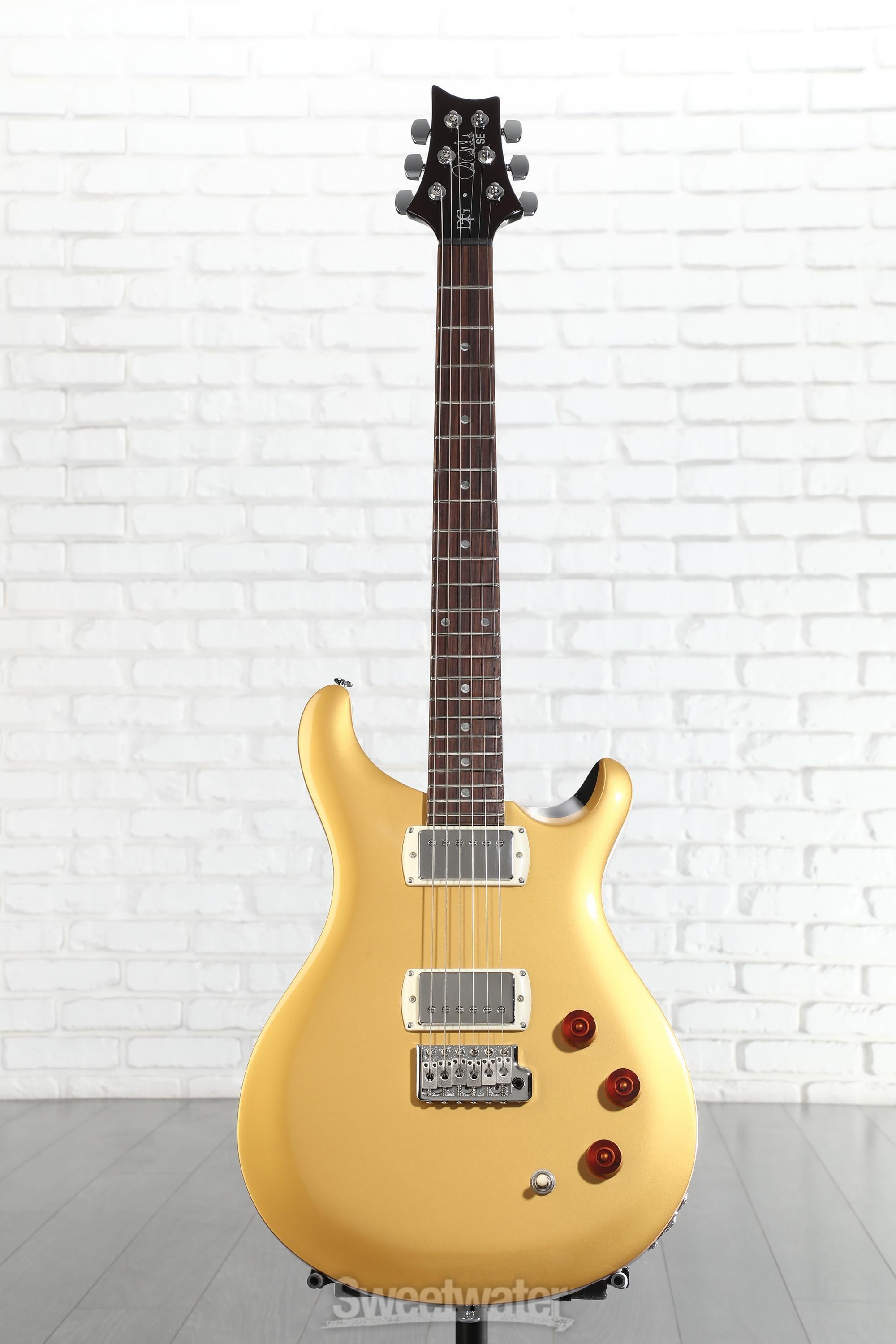 PRS SE DGT David Grissom Solidbody Electric Guitar - Gold Top