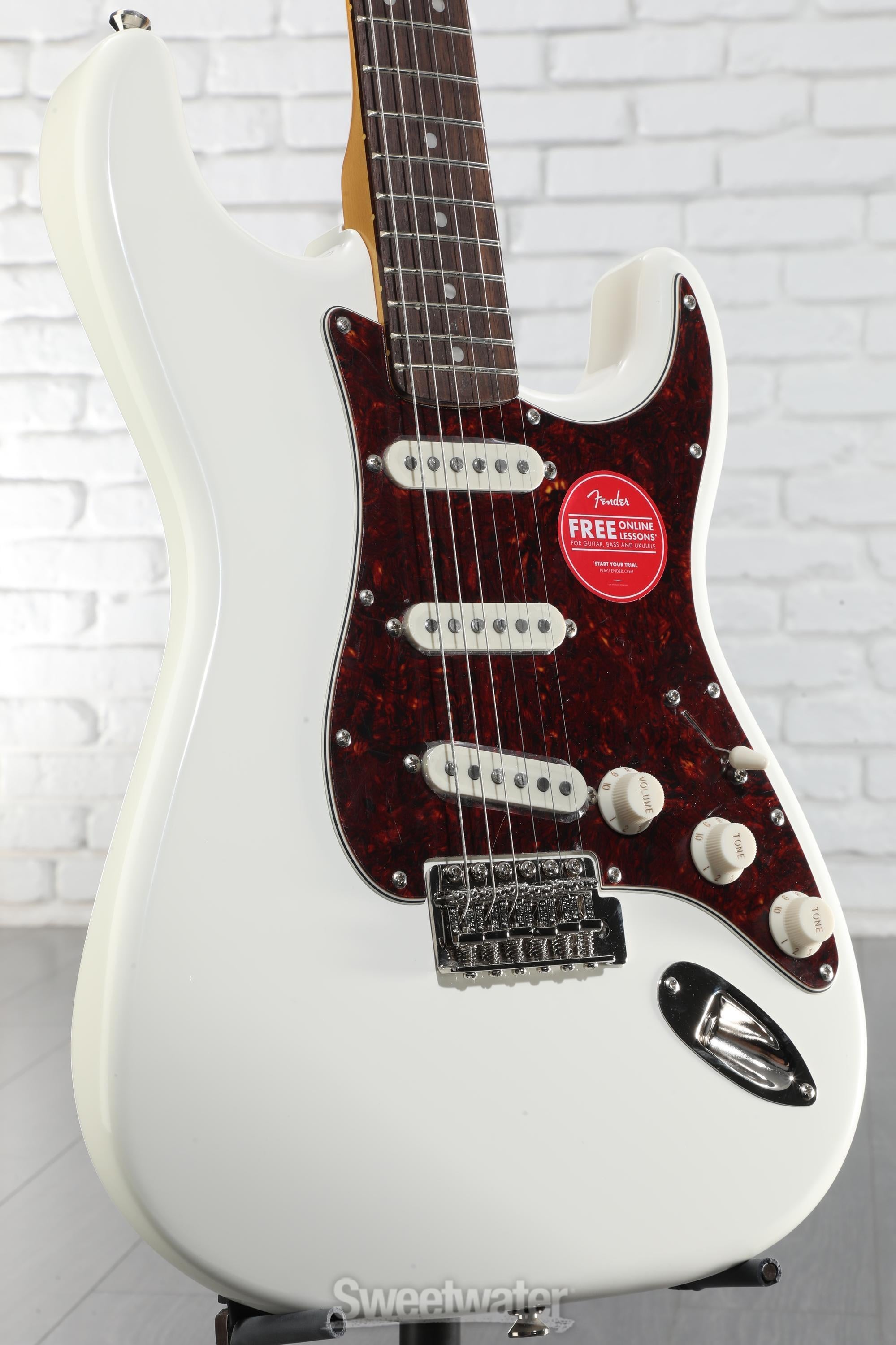 Squier Stratocaster ホワイト系 Squier Classic Vibe 70s Stratocaster in Olympic White