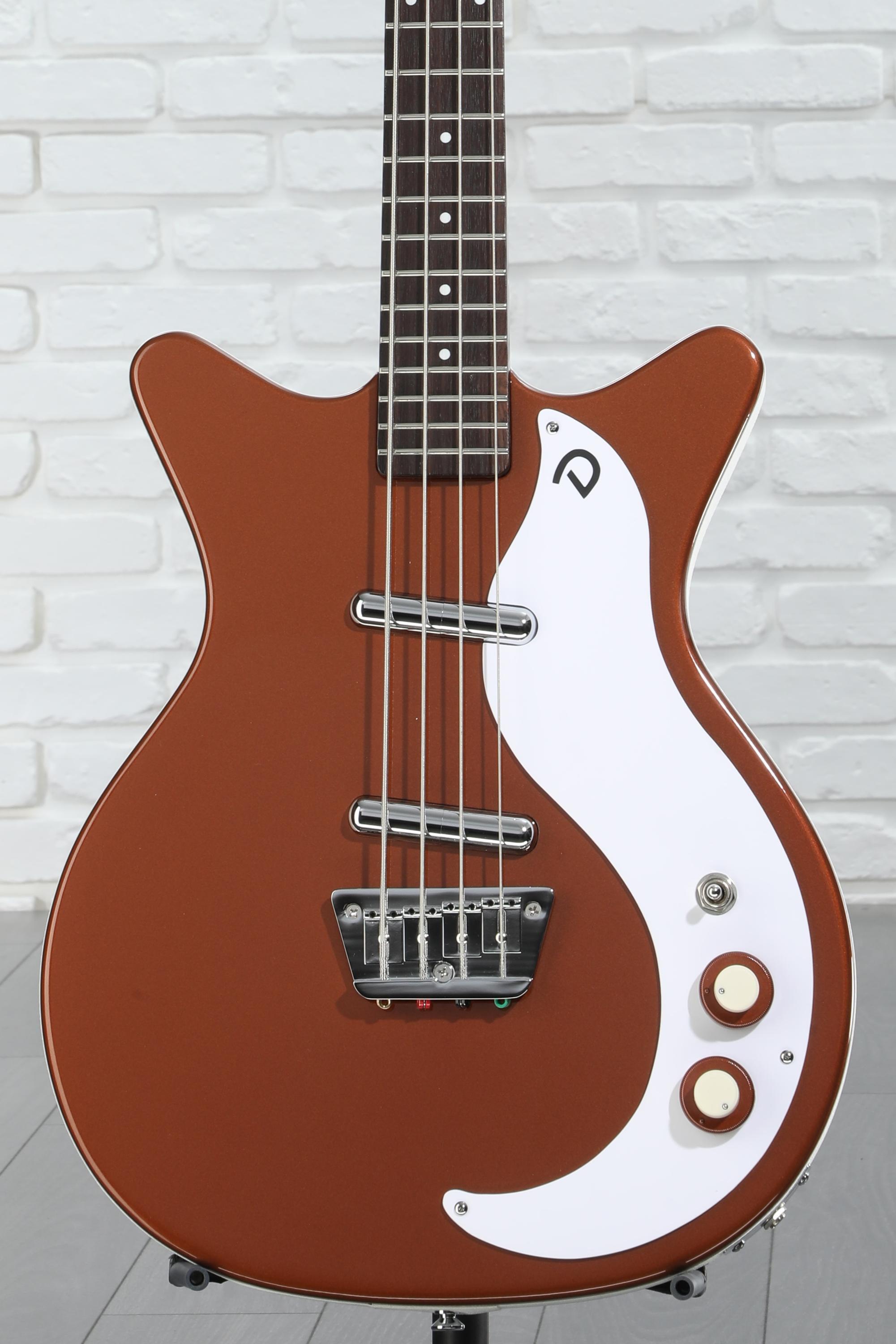 Amazon.com: Danelectro '59DC Long Scale Bass Guitar - Copper