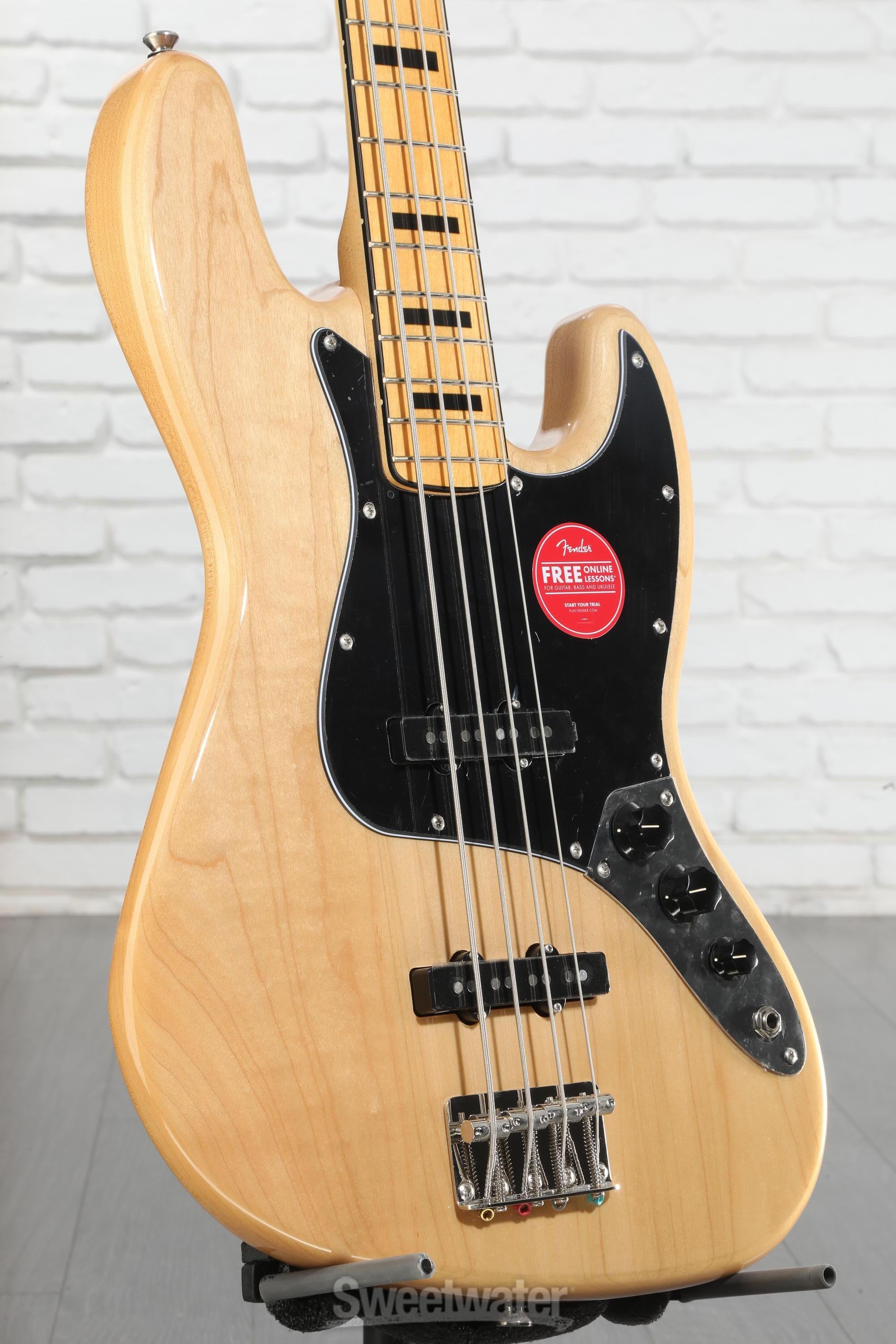 Squier Jazz Bass ナチュラル仕上げ Squier Classic Vibe '70s Jazz Bass - Natural | Sweetwater