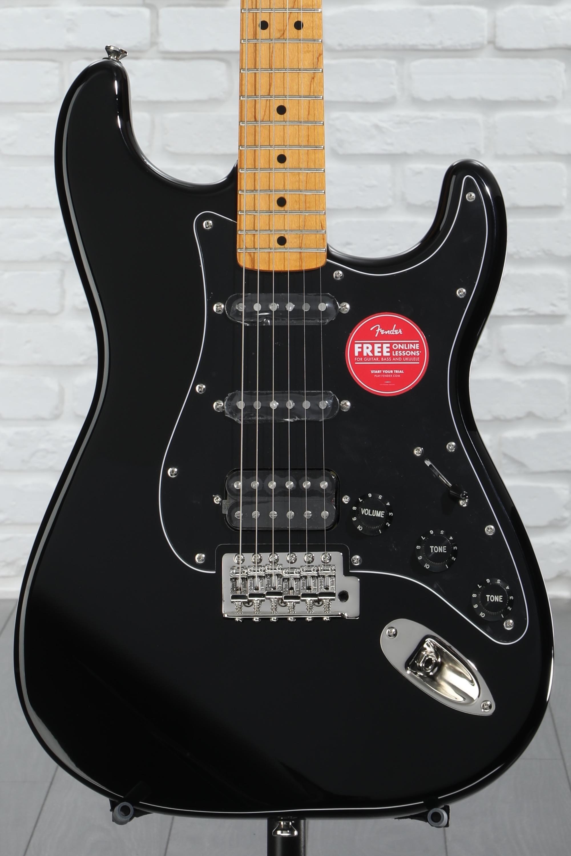 Squier Classic Vibe '70s Stratocaster HSS - Black with Maple