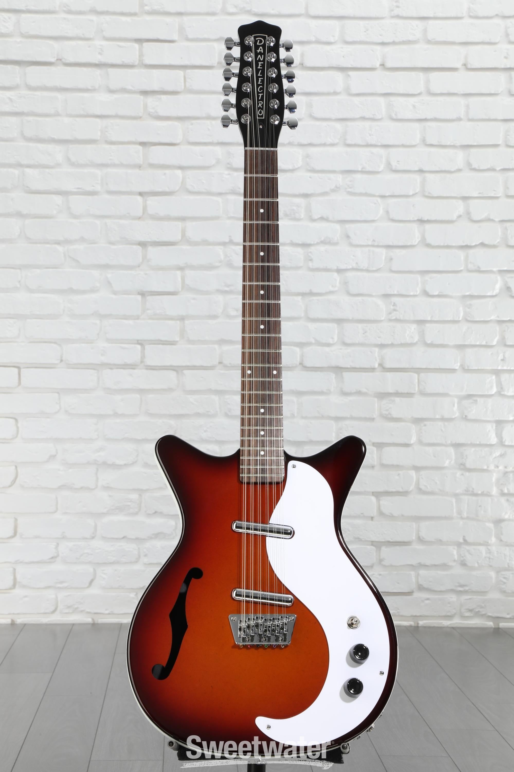 Danelectro 12-string Semi-hollowbody Electric Guitar - Cherry