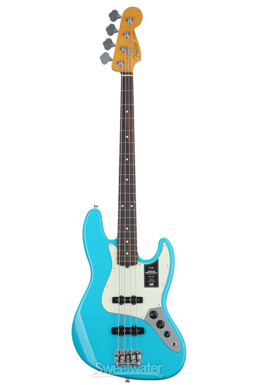 Fender American Professional II Jazz Bass - Miami Blue with
