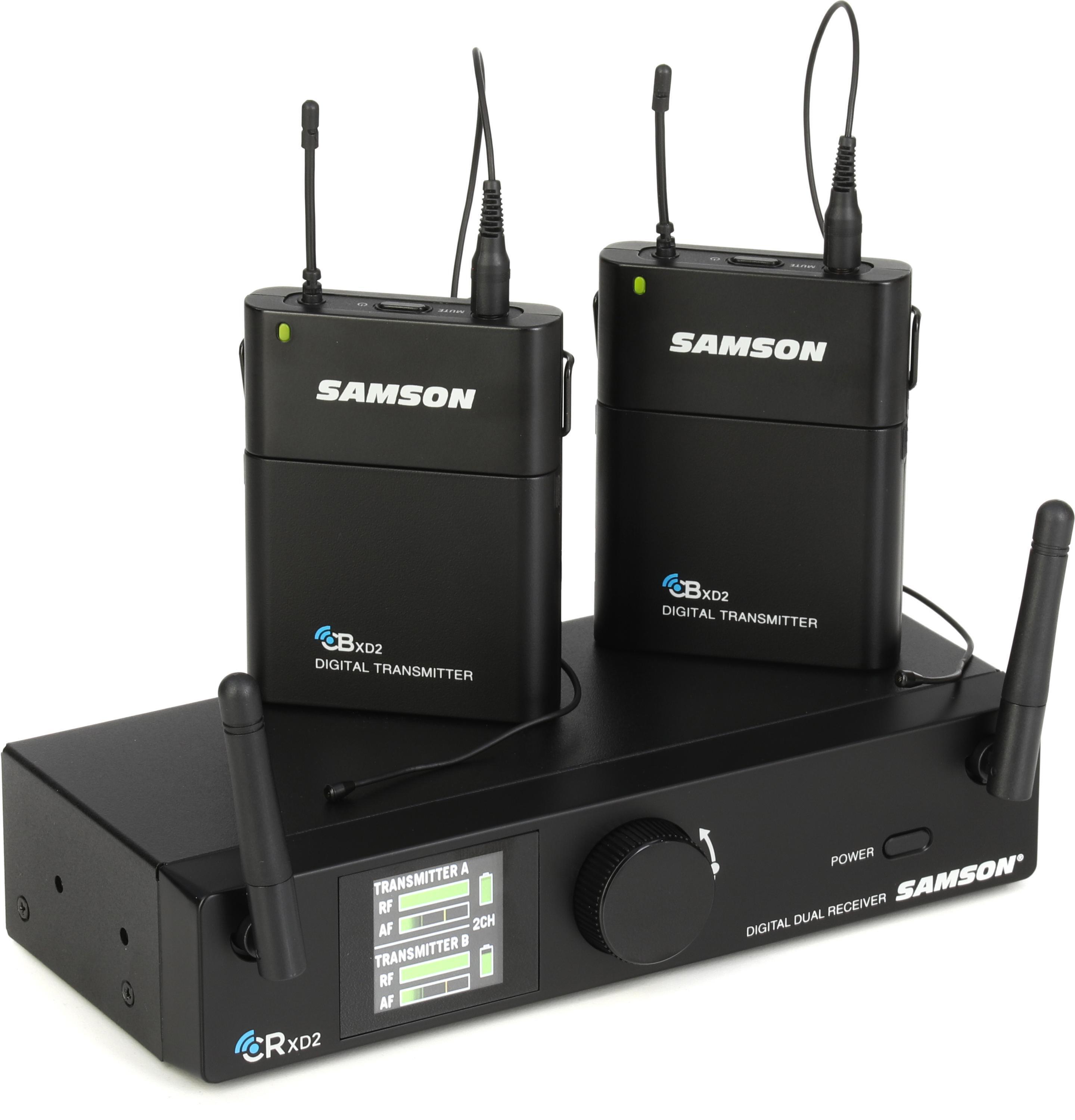 Samson Concert XD2 Digital Wireless Lavalier Microphone System