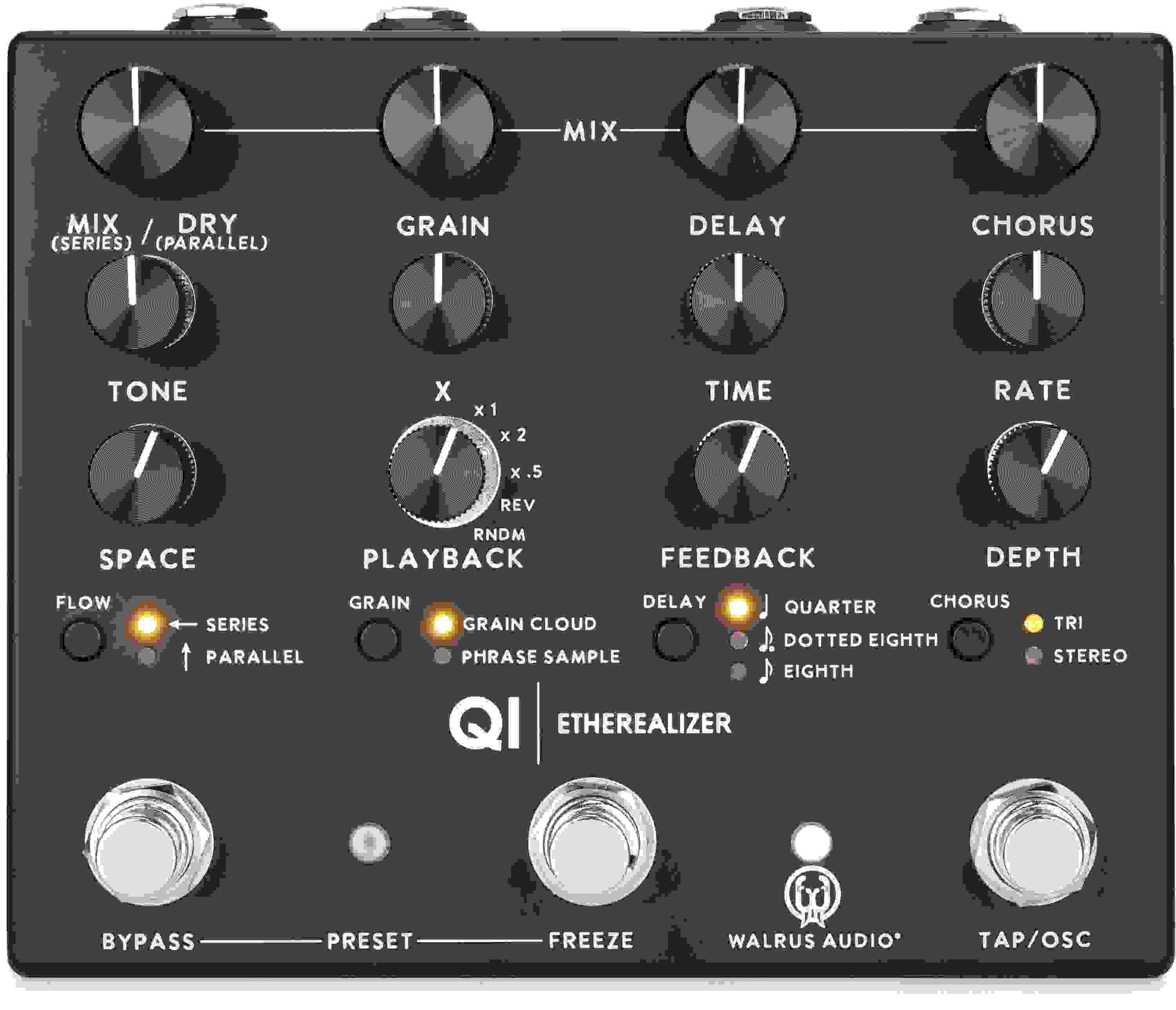 Walrus Audio Qi Etherealizer Multi-effects Pedal - Black